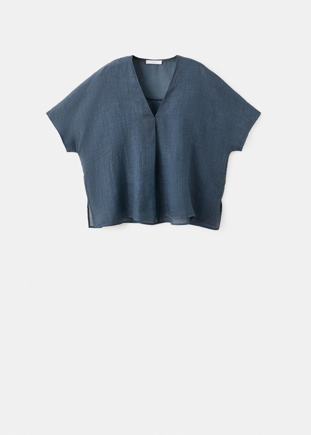 100% ramie kaftan with an overdyed effect - image 4