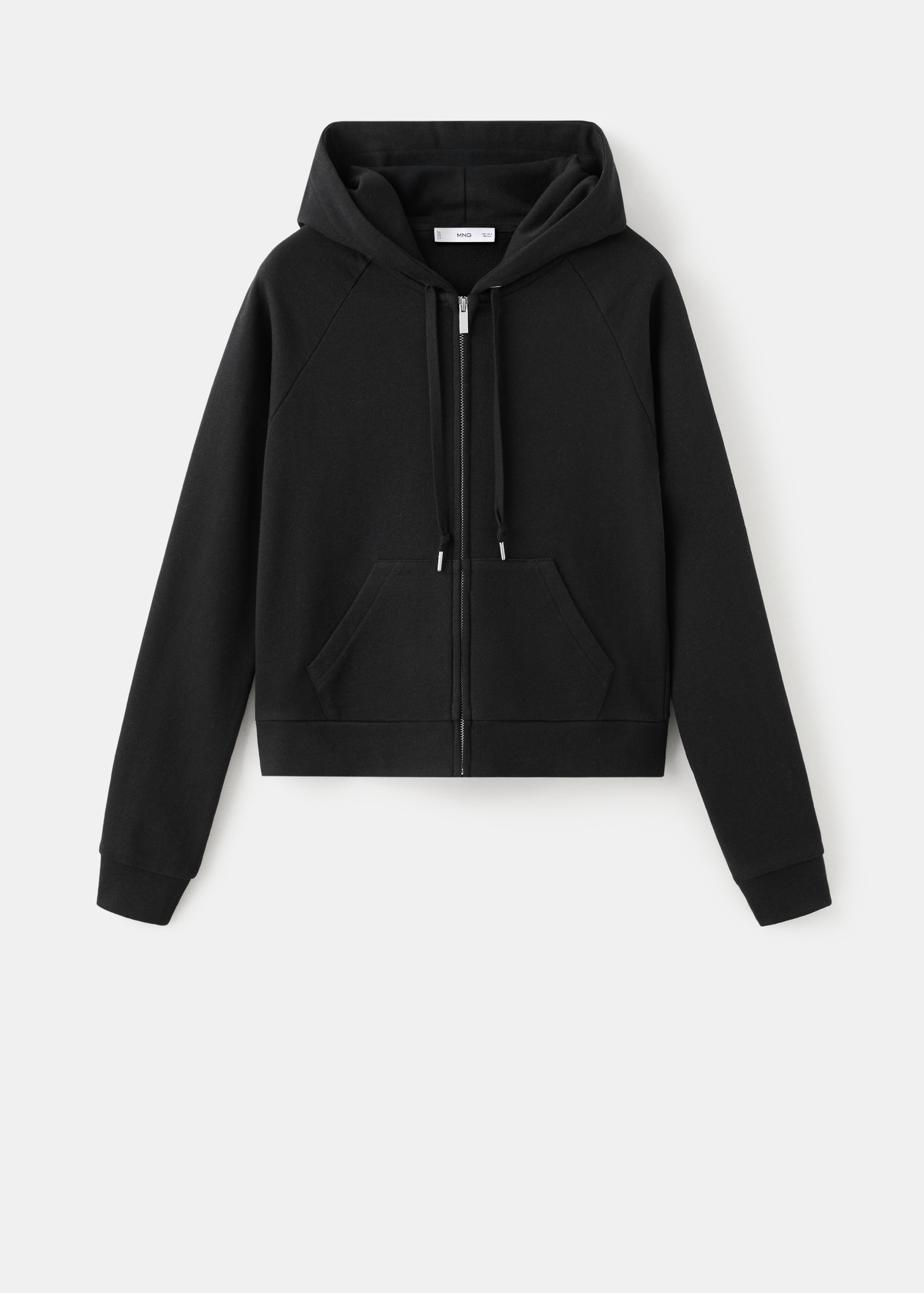 Cotton pyjama sweatshirt with hood detail - Article without model