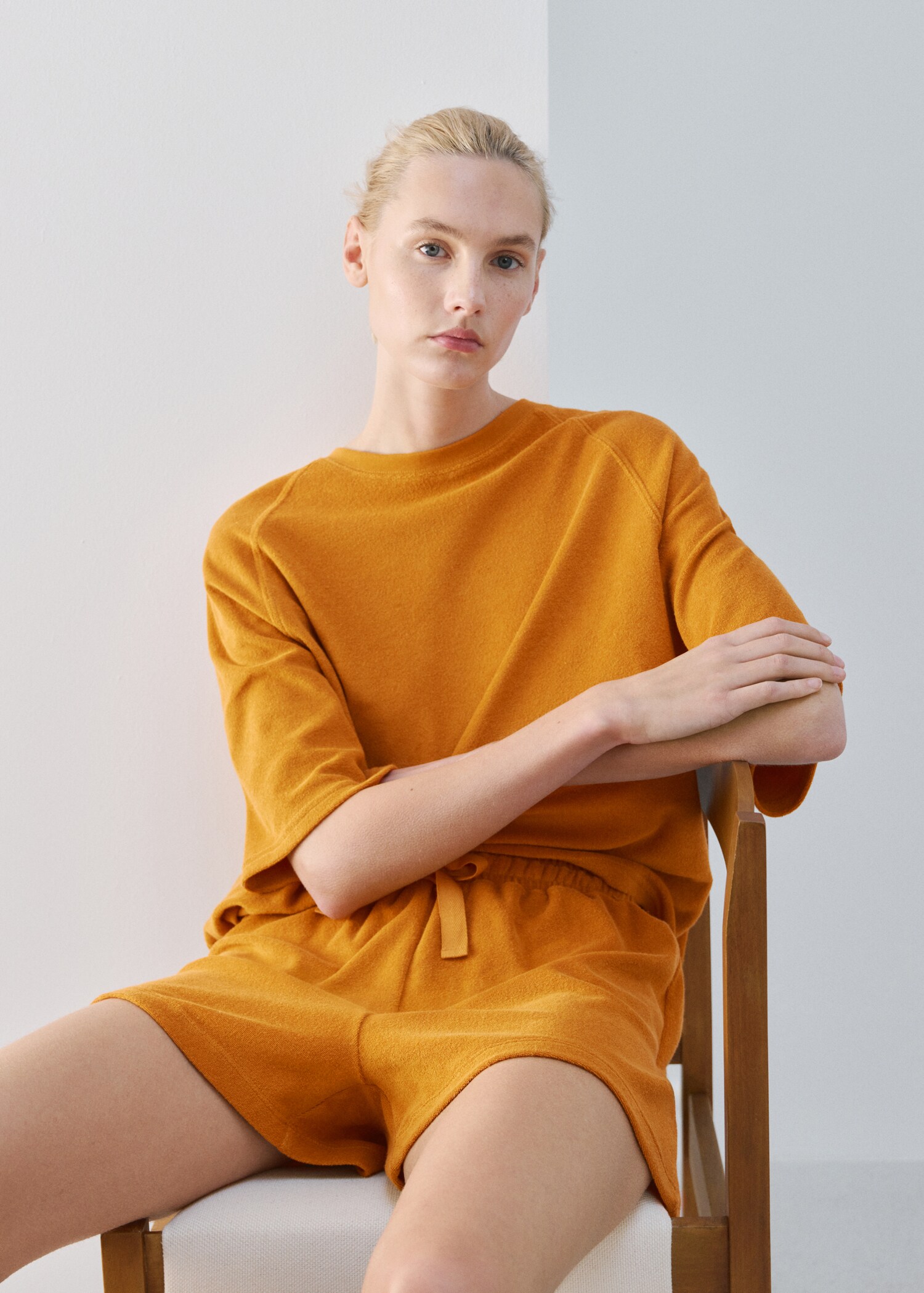 Terry cotton sweater - Medium plane