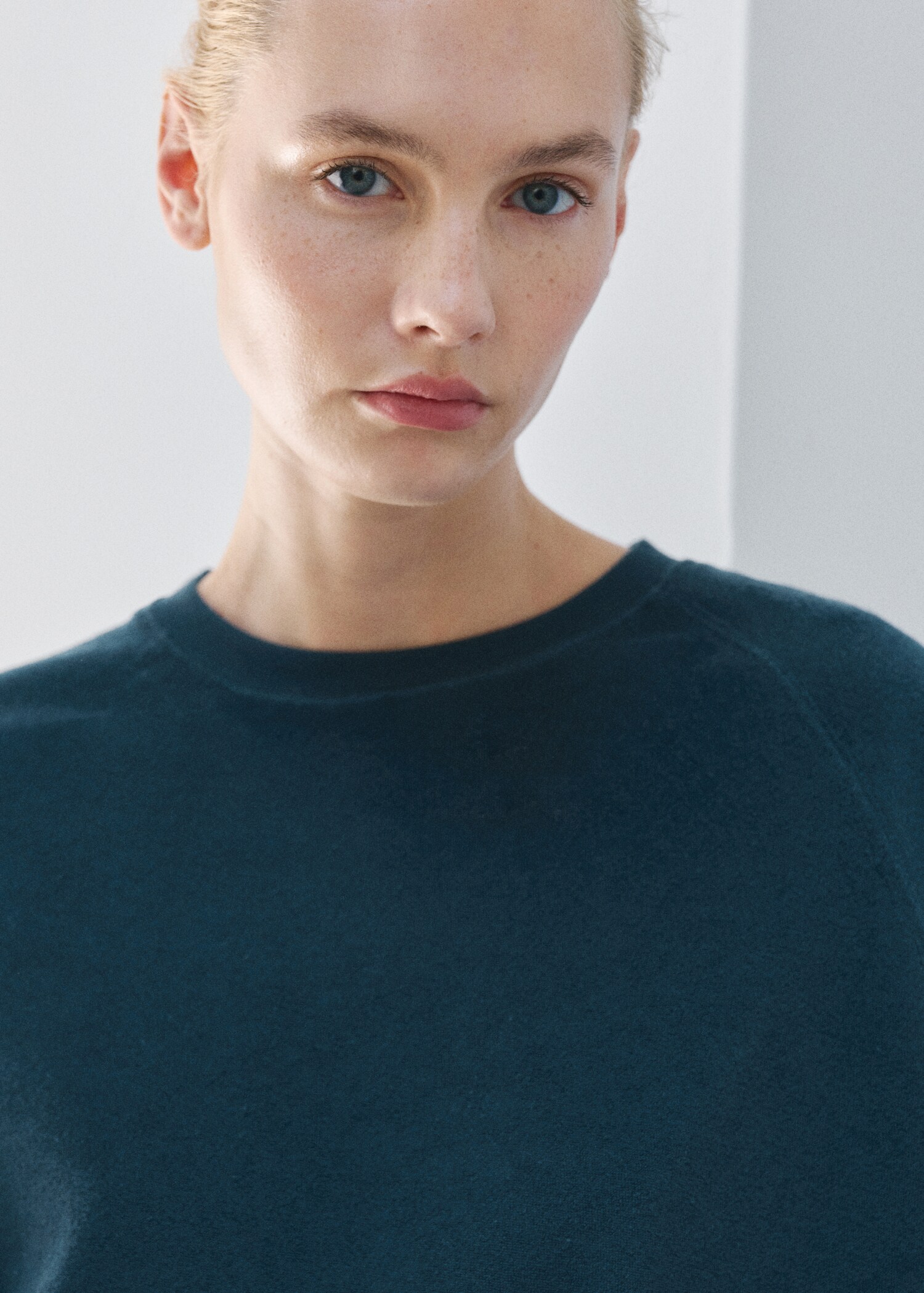 Terry cotton sweater - Details of the article 1