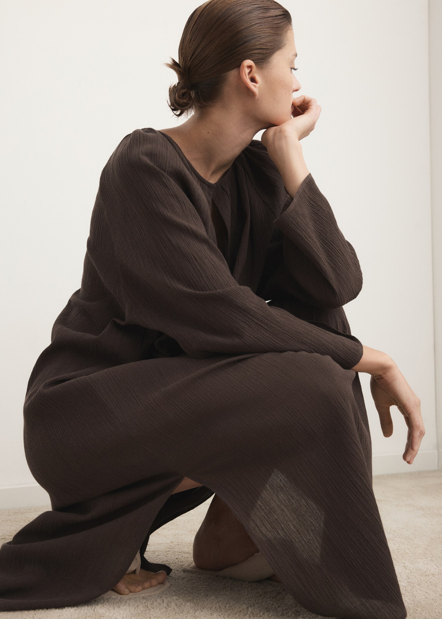 Cheesecloth nightdress - Details of the article 2