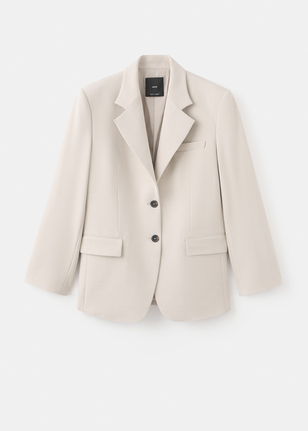 Double-breasted suit blazer - image 4