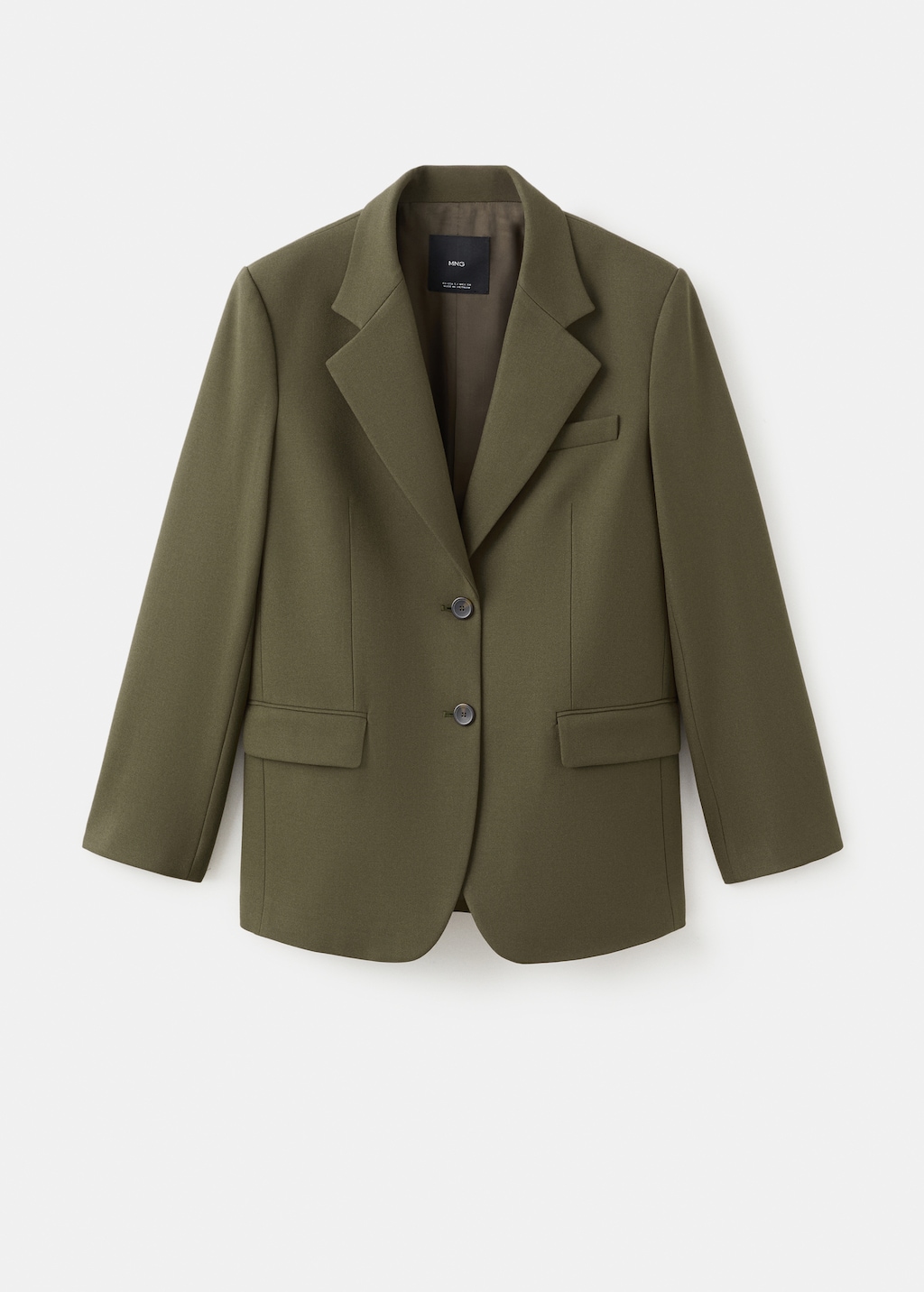 Mango Double-breasted suit blazer