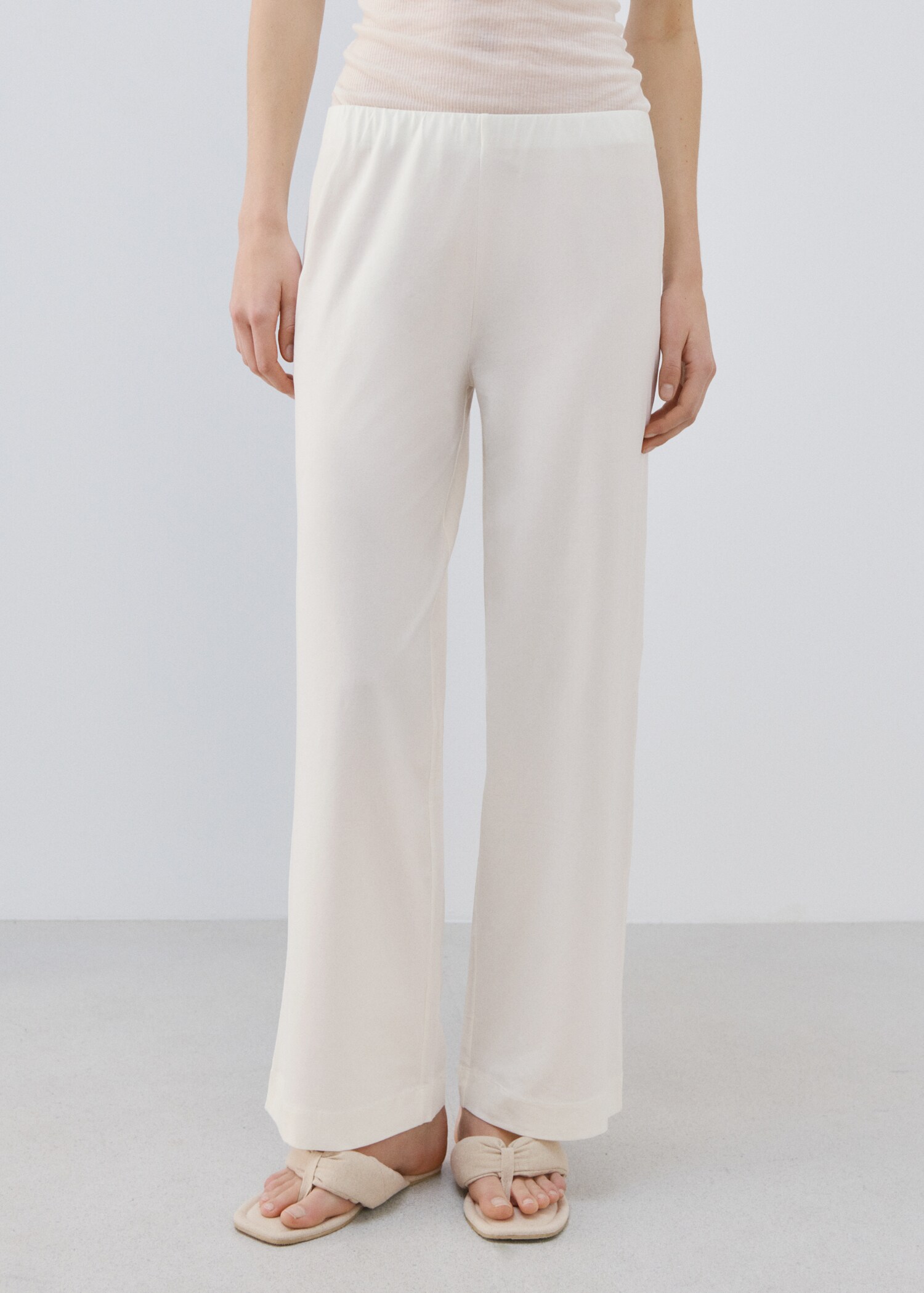 Light cotton trousers - Medium plane