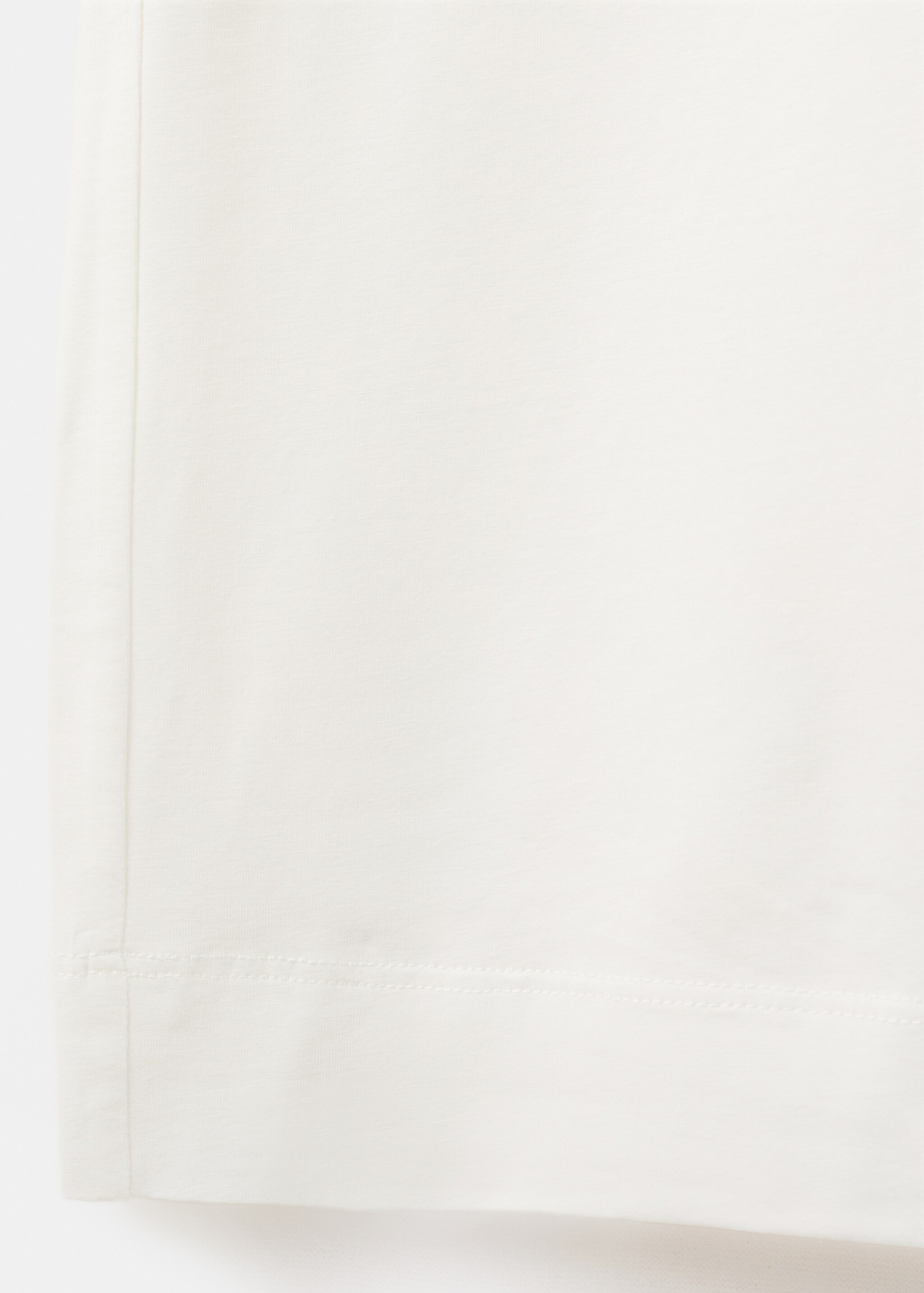 Light cotton trousers - Details of the article 0, Ivory White. Ref: 27073336-00.