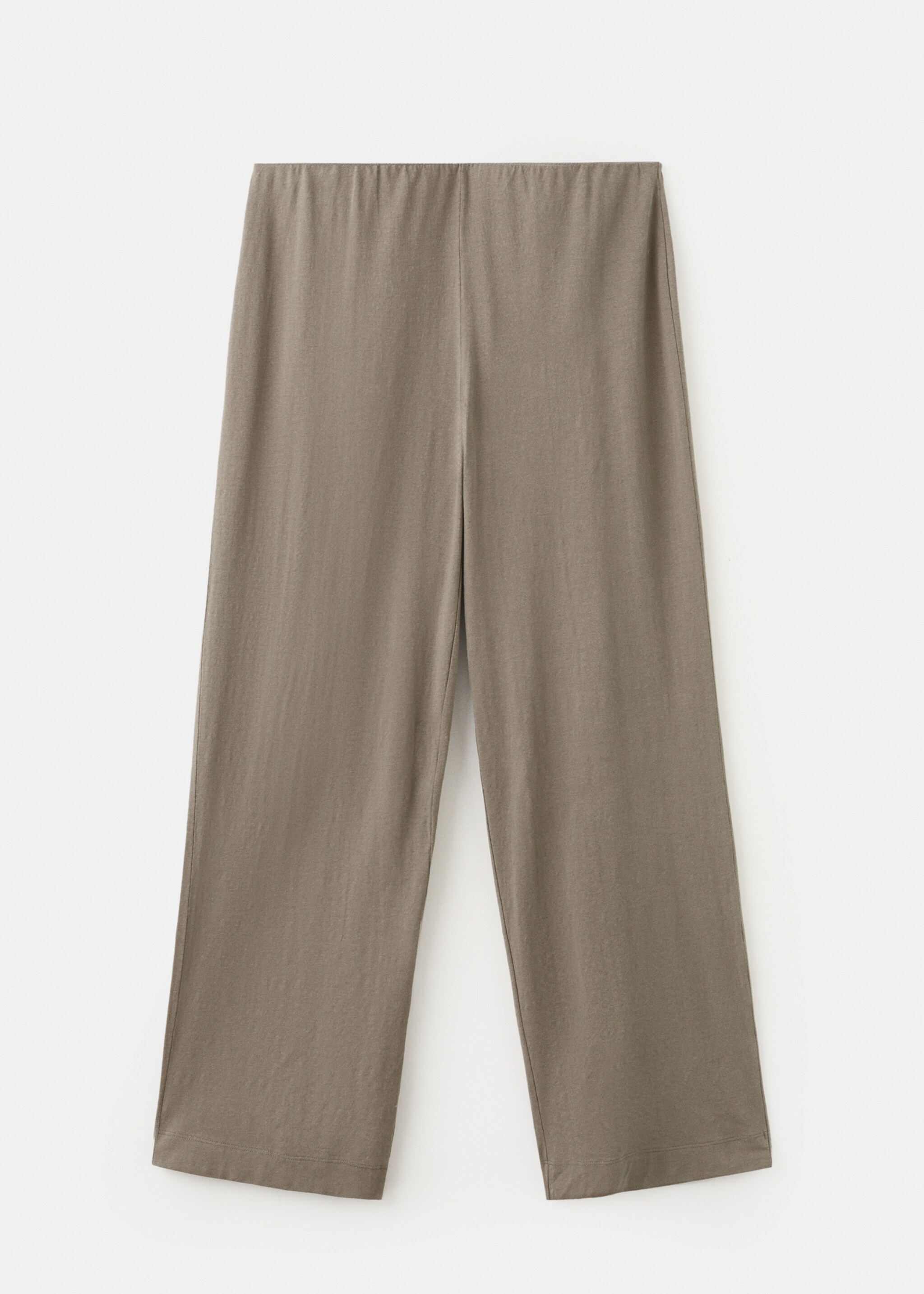 Light cotton trousers - Article without model, Medium Brown. Ref: 27073336-00.