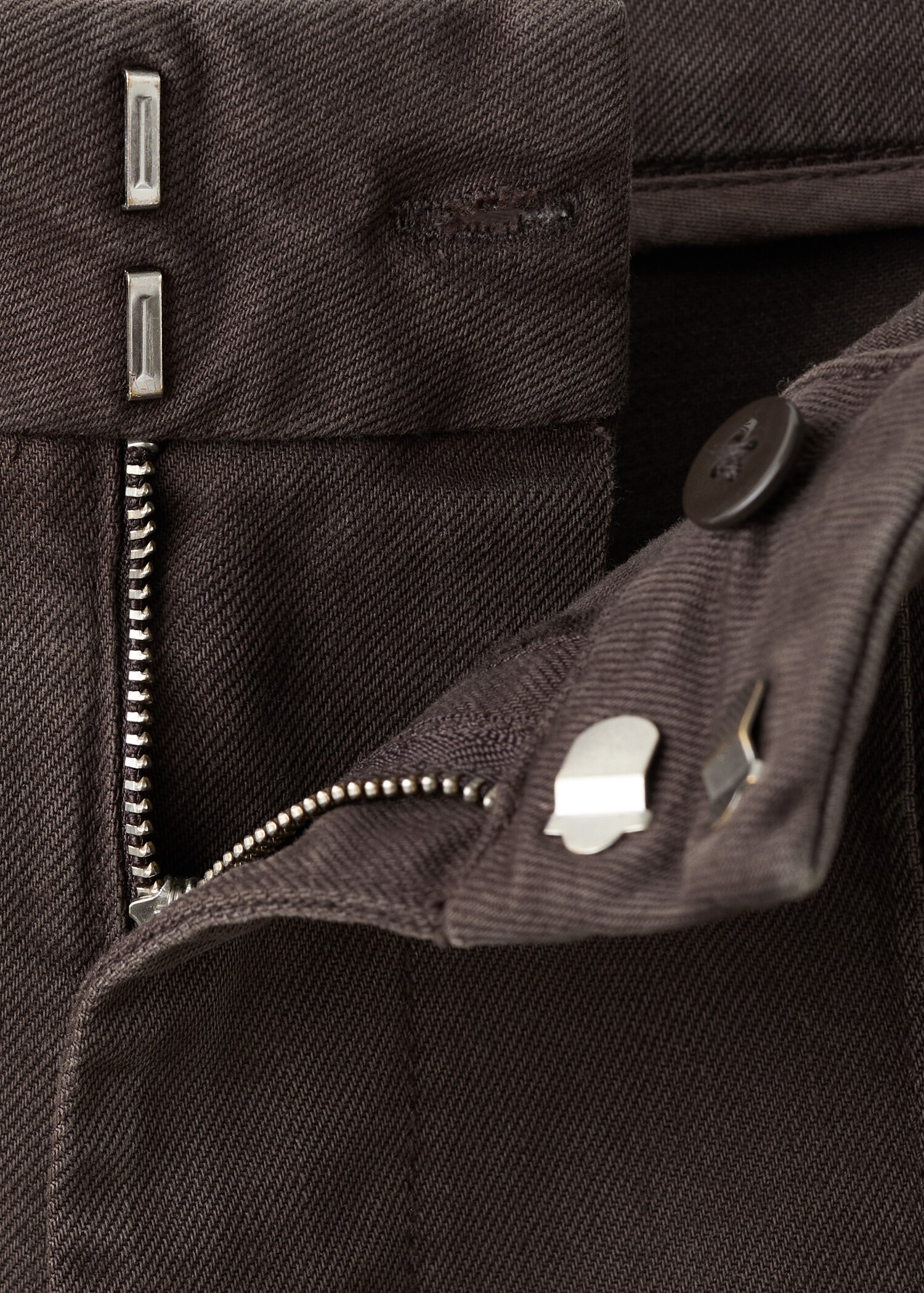 Jean large taille haute à coutures - Détail de l'article 0