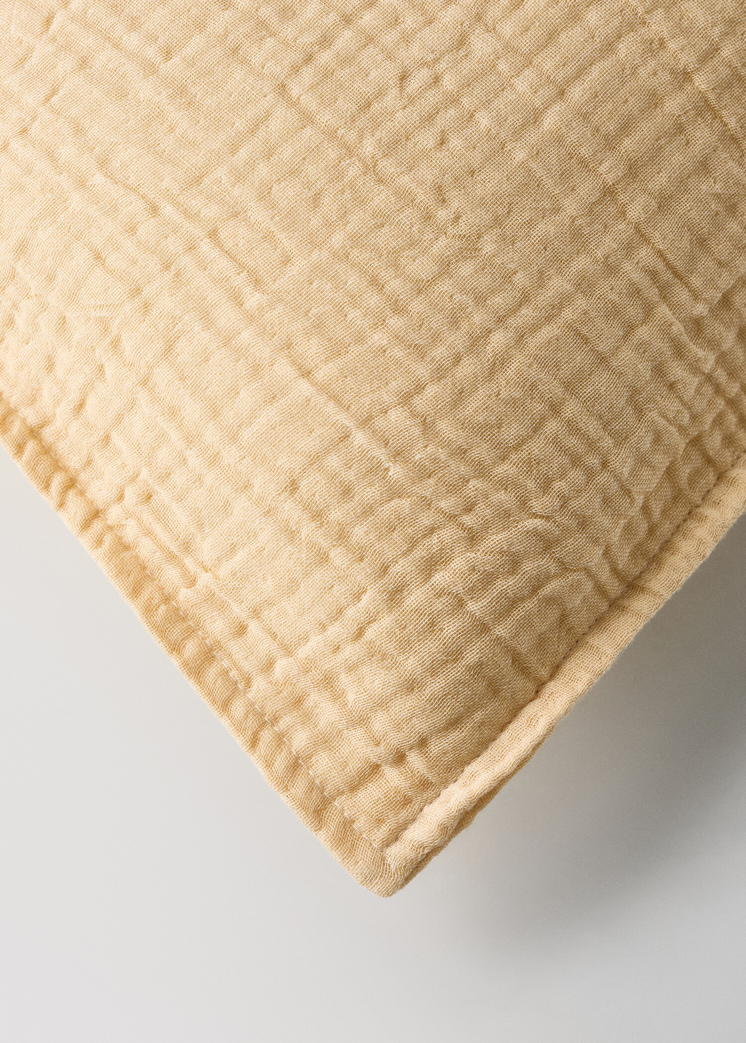 Housse de coussin enfant en gaze de coton teint en pièce, 30 x 40 cm - Détail de l'article 1