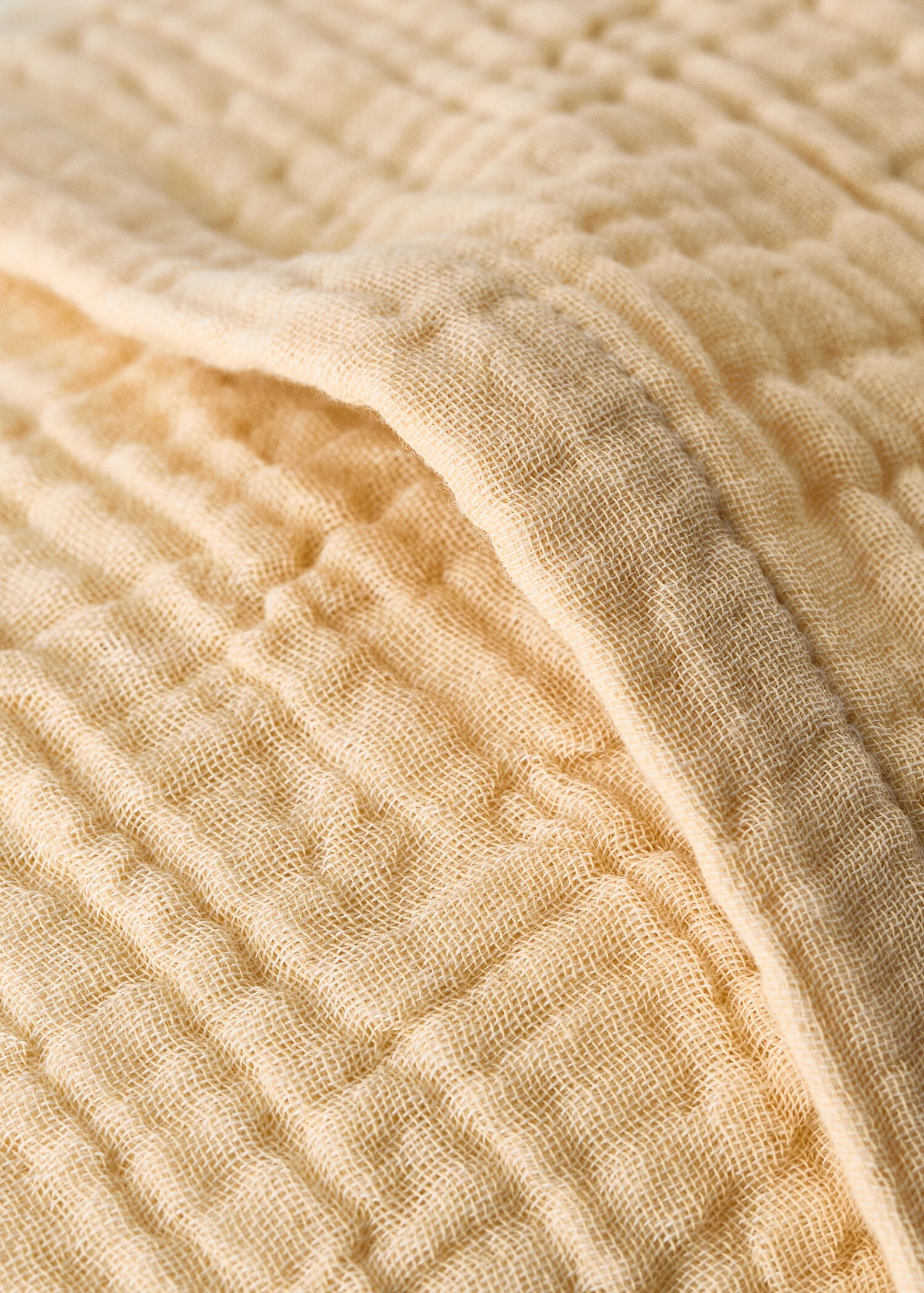 Housse de coussin enfant en gaze de coton teint en pièce, 30 x 40 cm - Détail de l'article 2