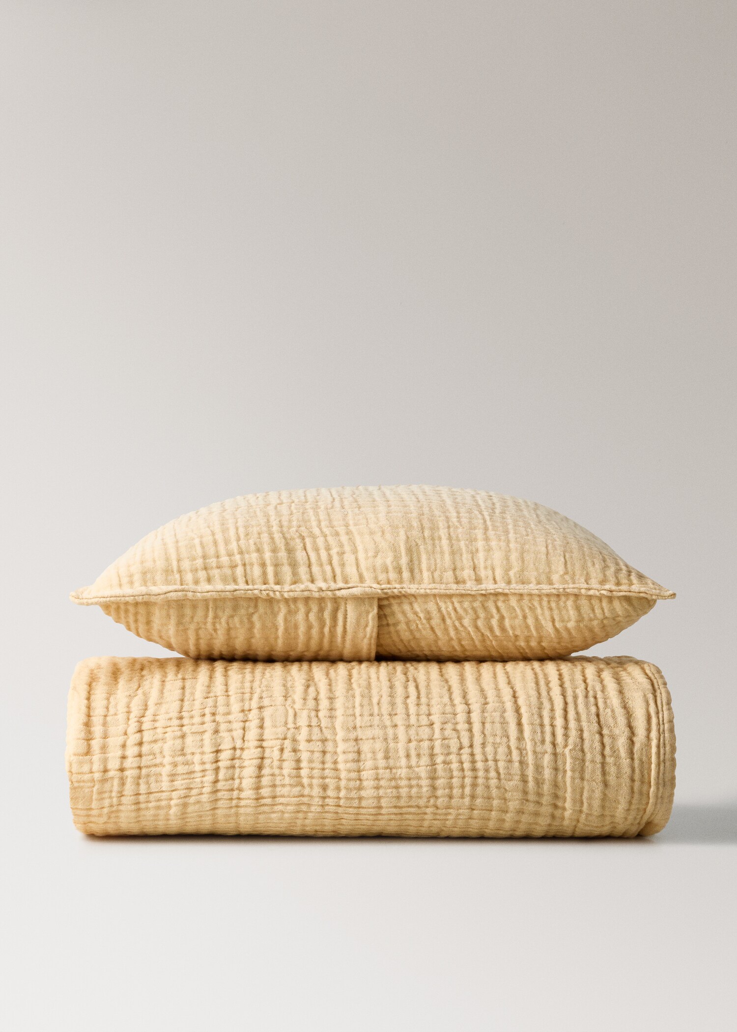 Housse de coussin enfant en gaze de coton teint en pièce, 30 x 40 cm - Détail de l'article 5