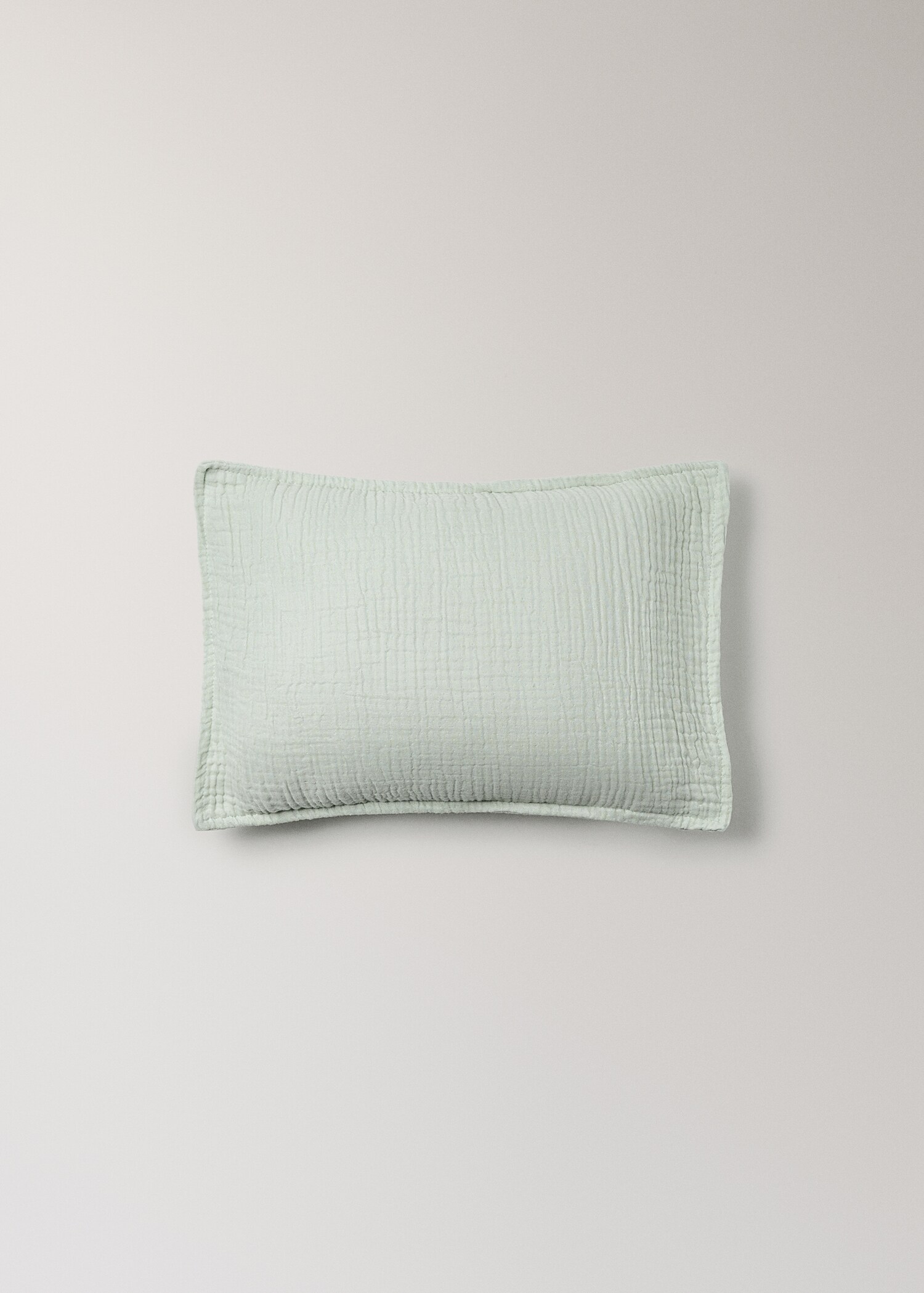 Housse de coussin enfant en gaze de coton teint en pièce, 30 x 40 cm - Article sans modèle