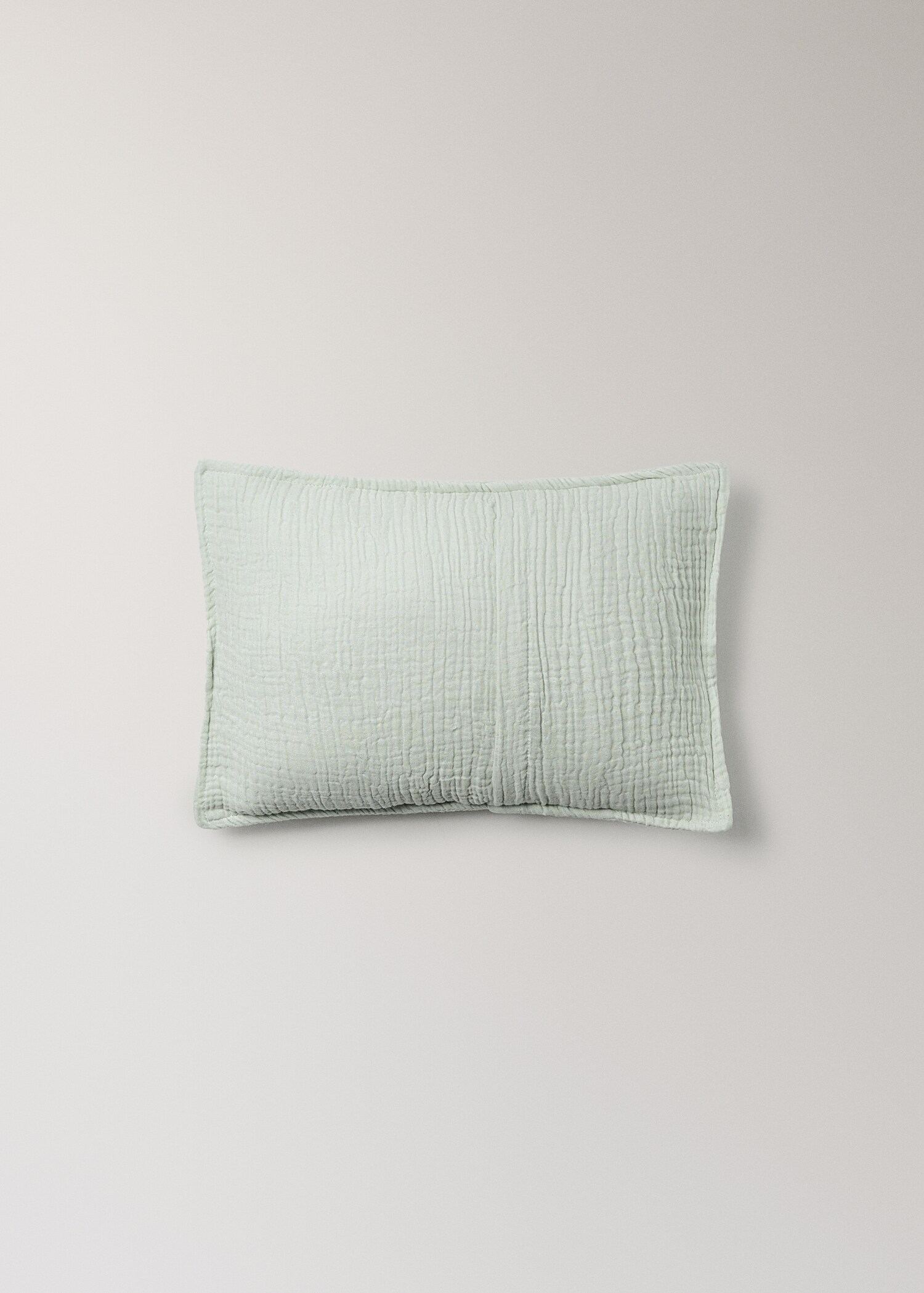 Housse de coussin enfant en gaze de coton teint en pièce, 30 x 40 cm - Détail de l'article 4