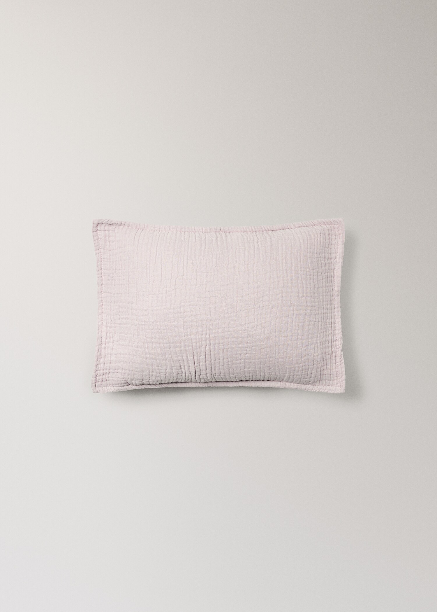 Housse de coussin enfant en gaze de coton teint en pièce, 30 x 40 cm - Article sans modèle