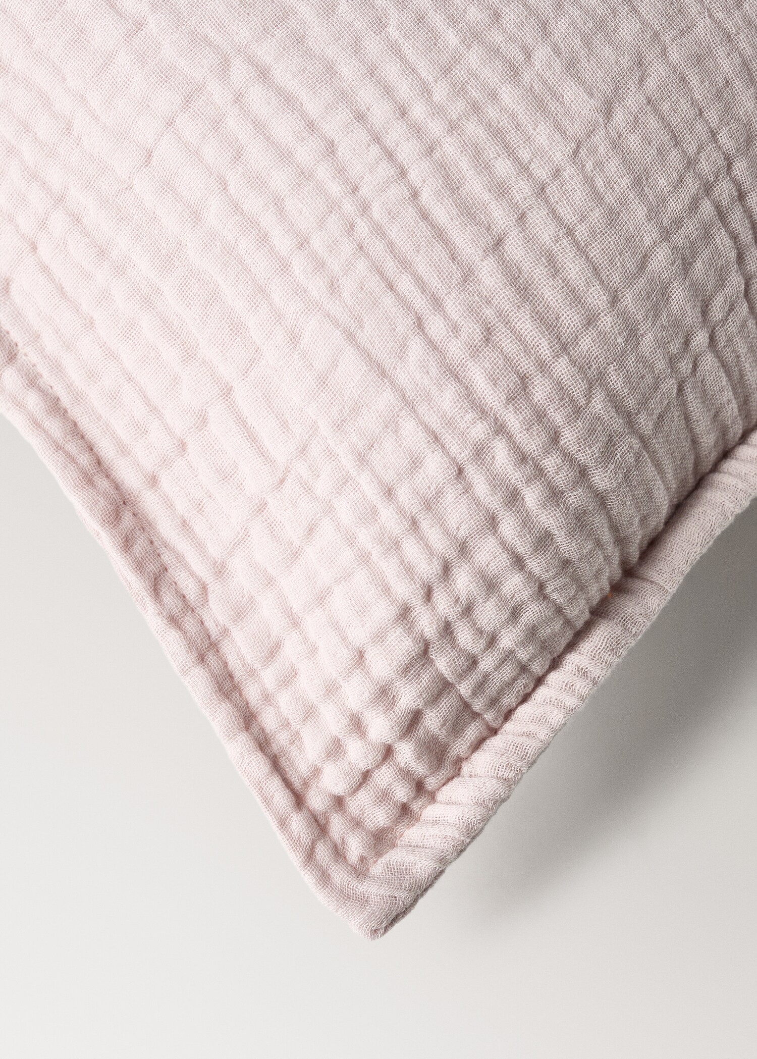 Housse de coussin enfant en gaze de coton teint en pièce, 30 x 40 cm - Détail de l'article 1