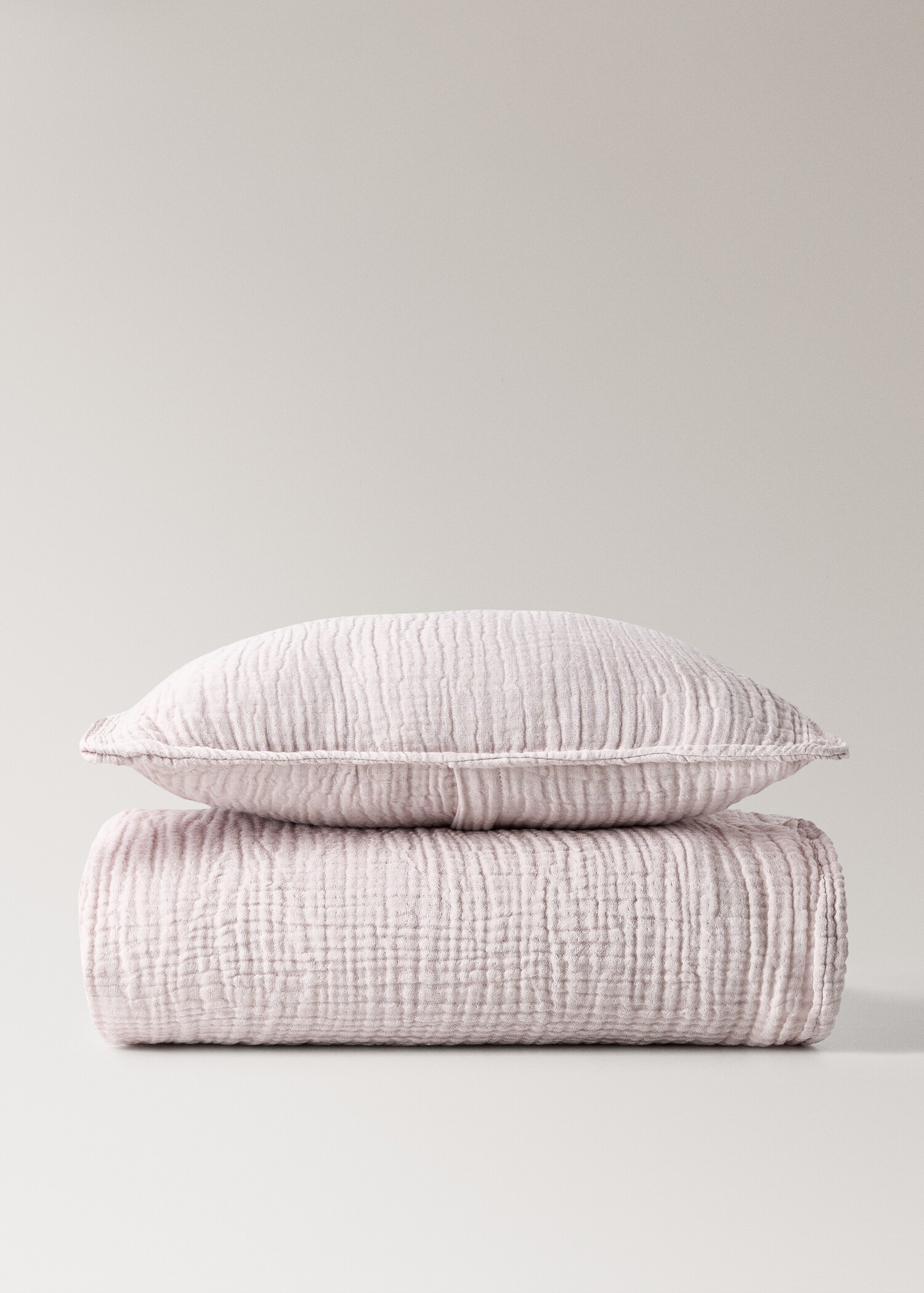 Housse de coussin enfant en gaze de coton teint en pièce, 30 x 40 cm - Détail de l'article 5