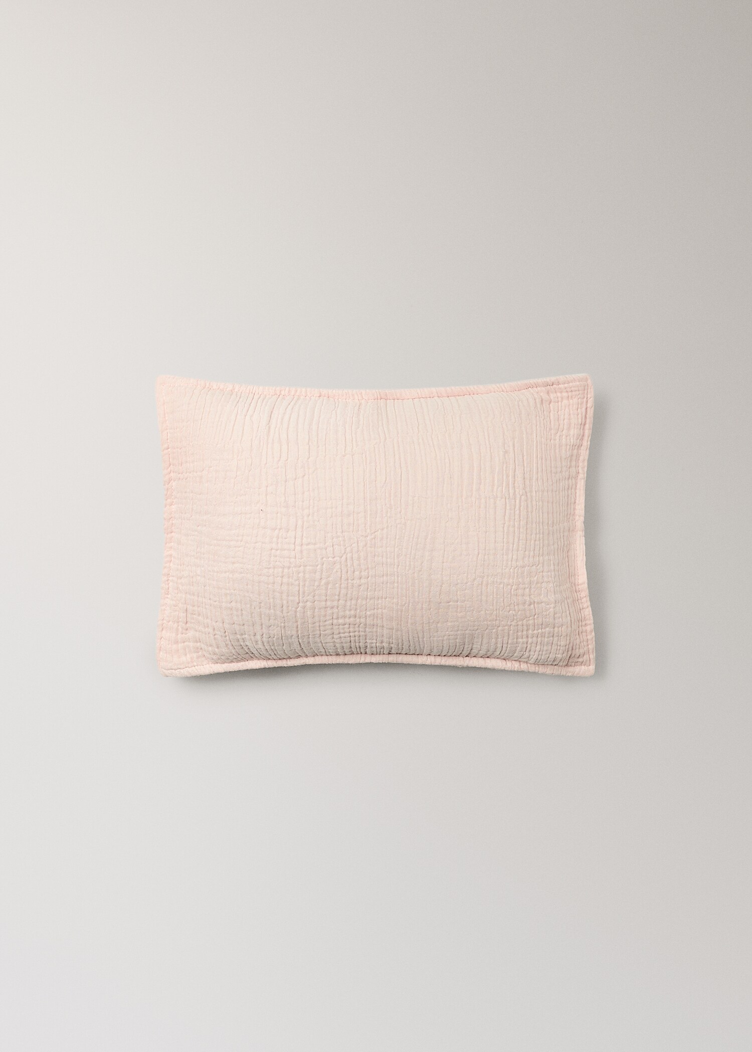 Housse de coussin enfant en gaze de coton teint en pièce, 30 x 40 cm - Article sans modèle