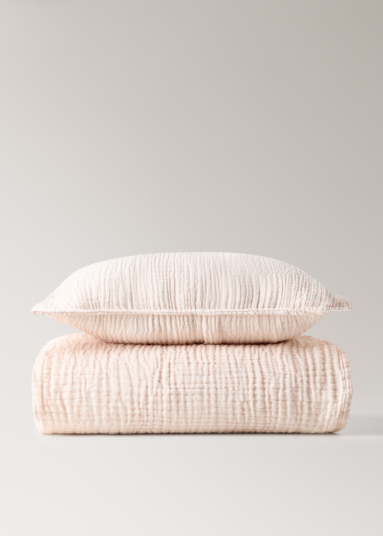 Housse de coussin enfant en gaze de coton teint en pièce, 30 x 40 cm - Détail de l'article 5