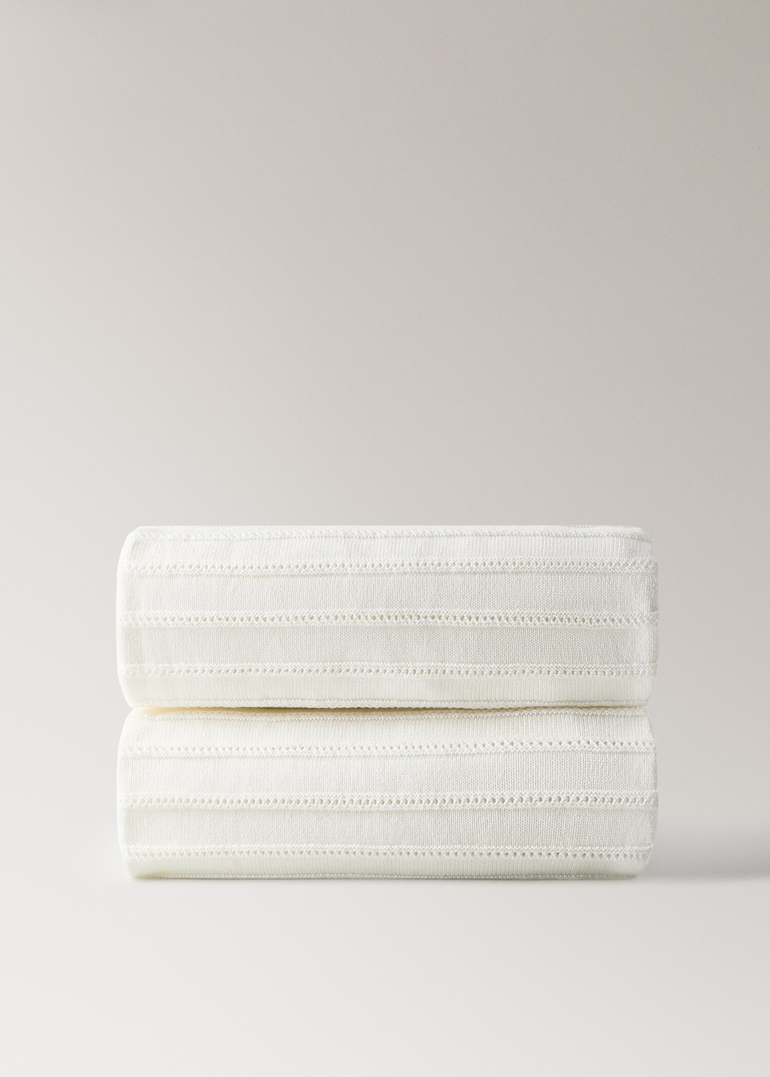 Children's cotton striped blanket - Article without model