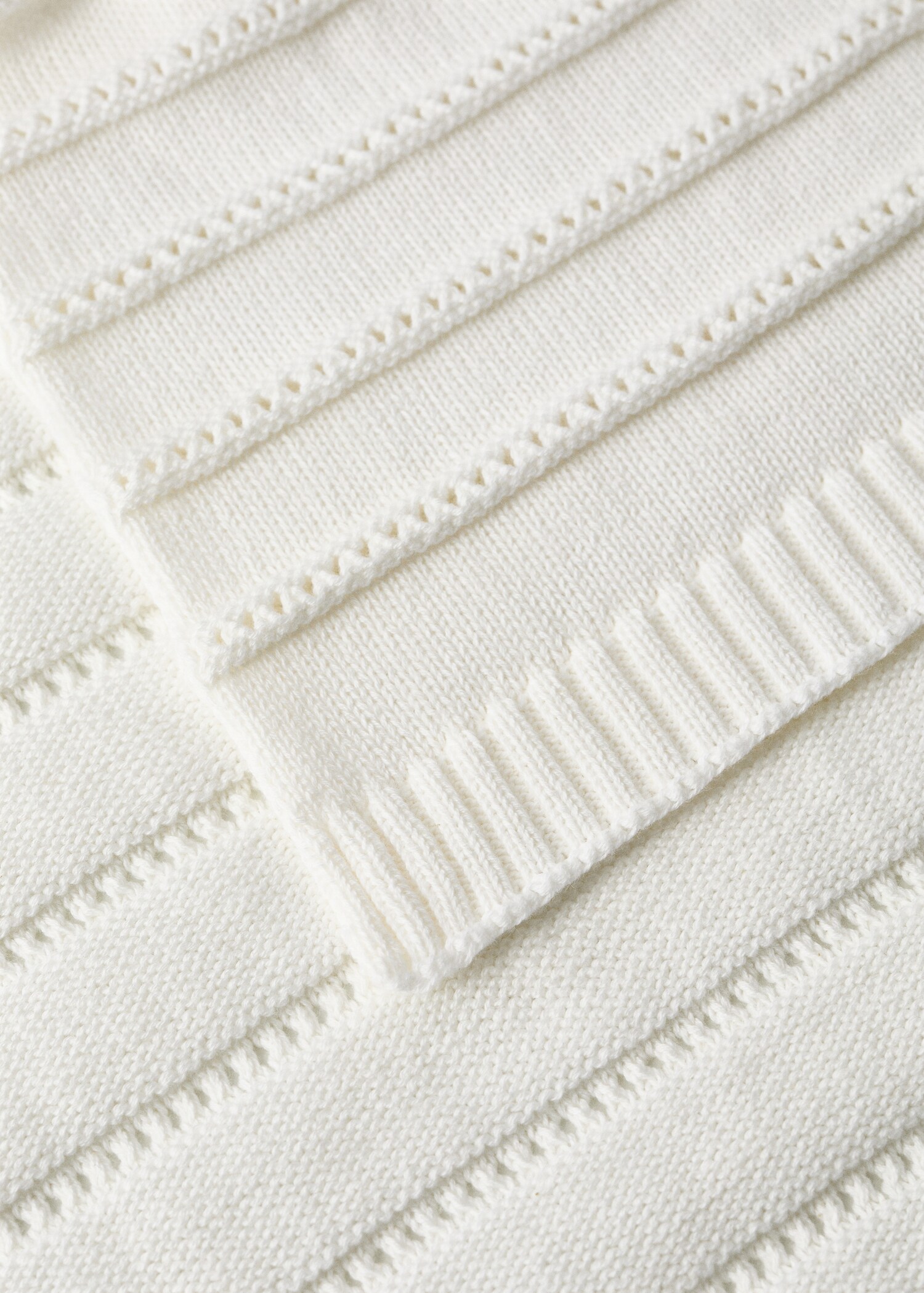 Children's cotton striped blanket - Details of the article 1