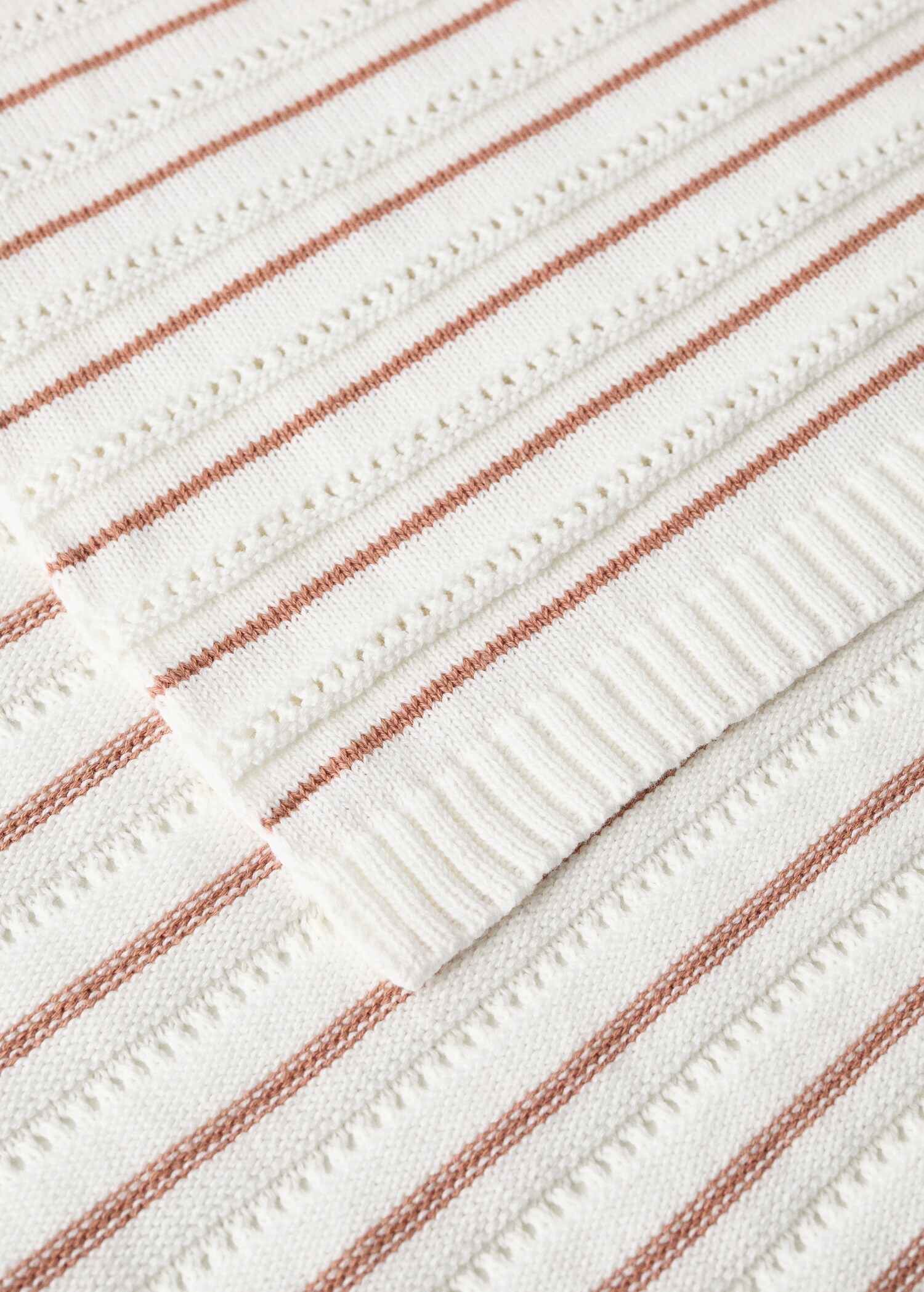 Children's cotton striped blanket - Details of the article 1