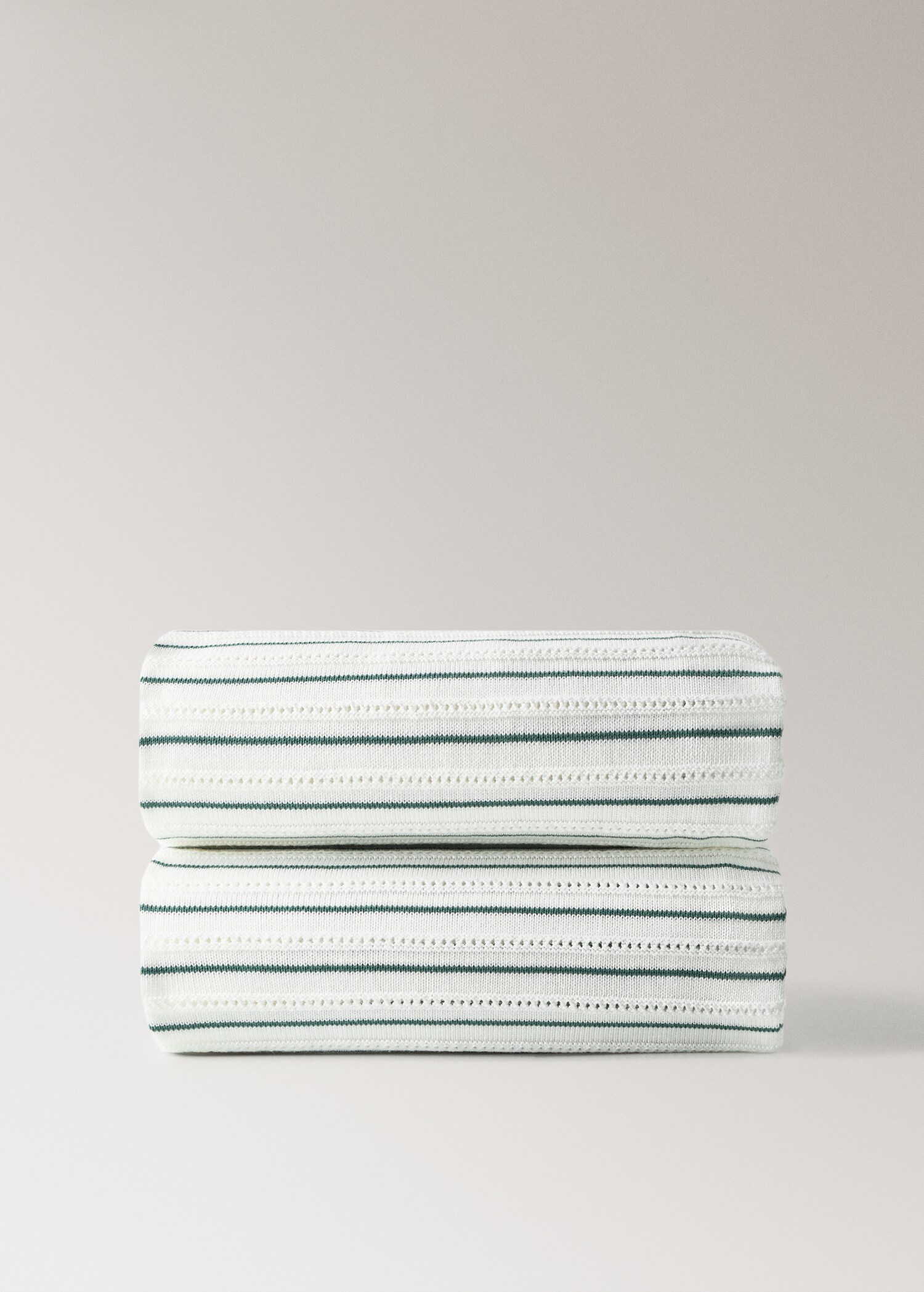 Children's cotton striped blanket - Article without model