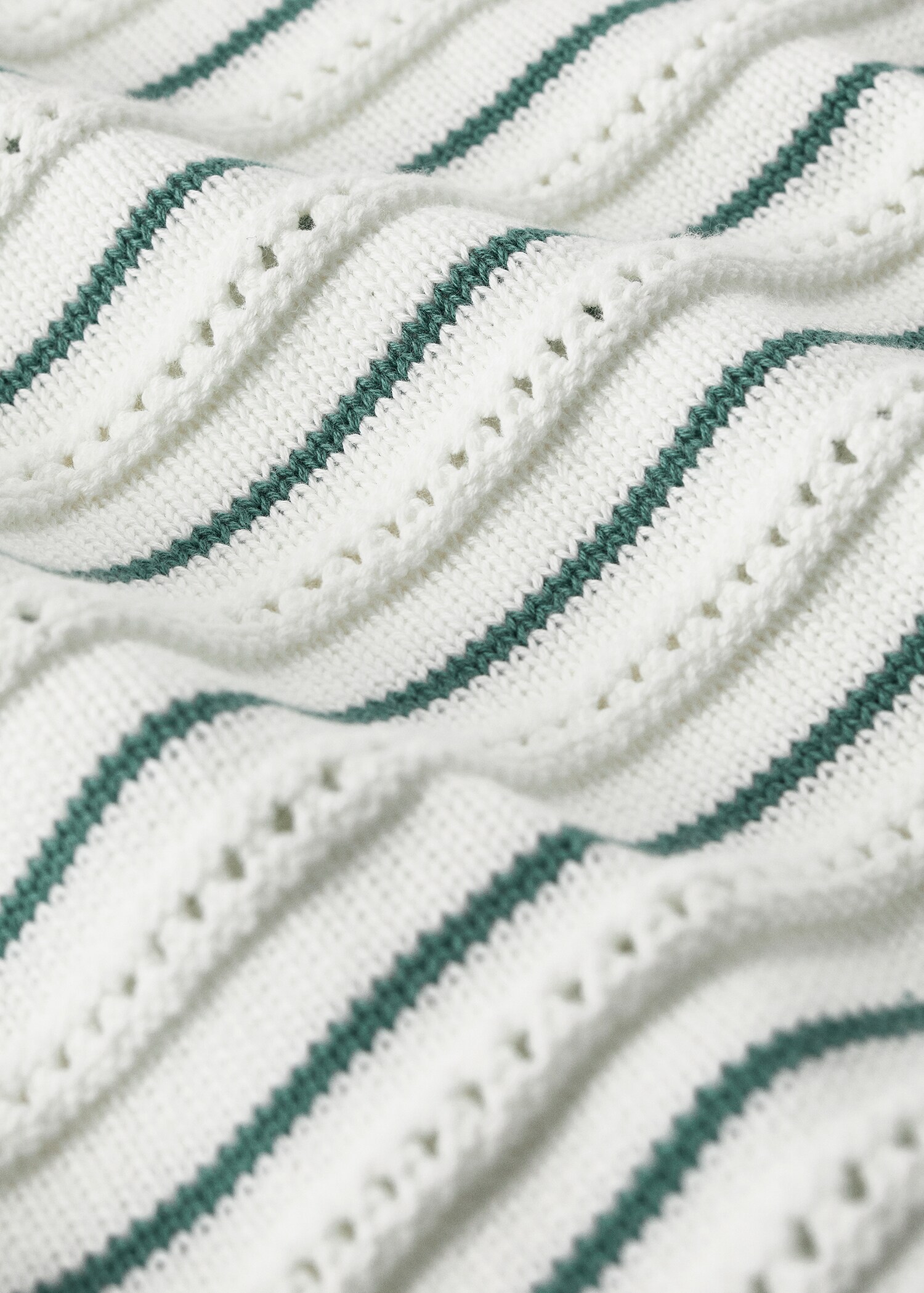 Children's cotton striped blanket - Details of the article 2