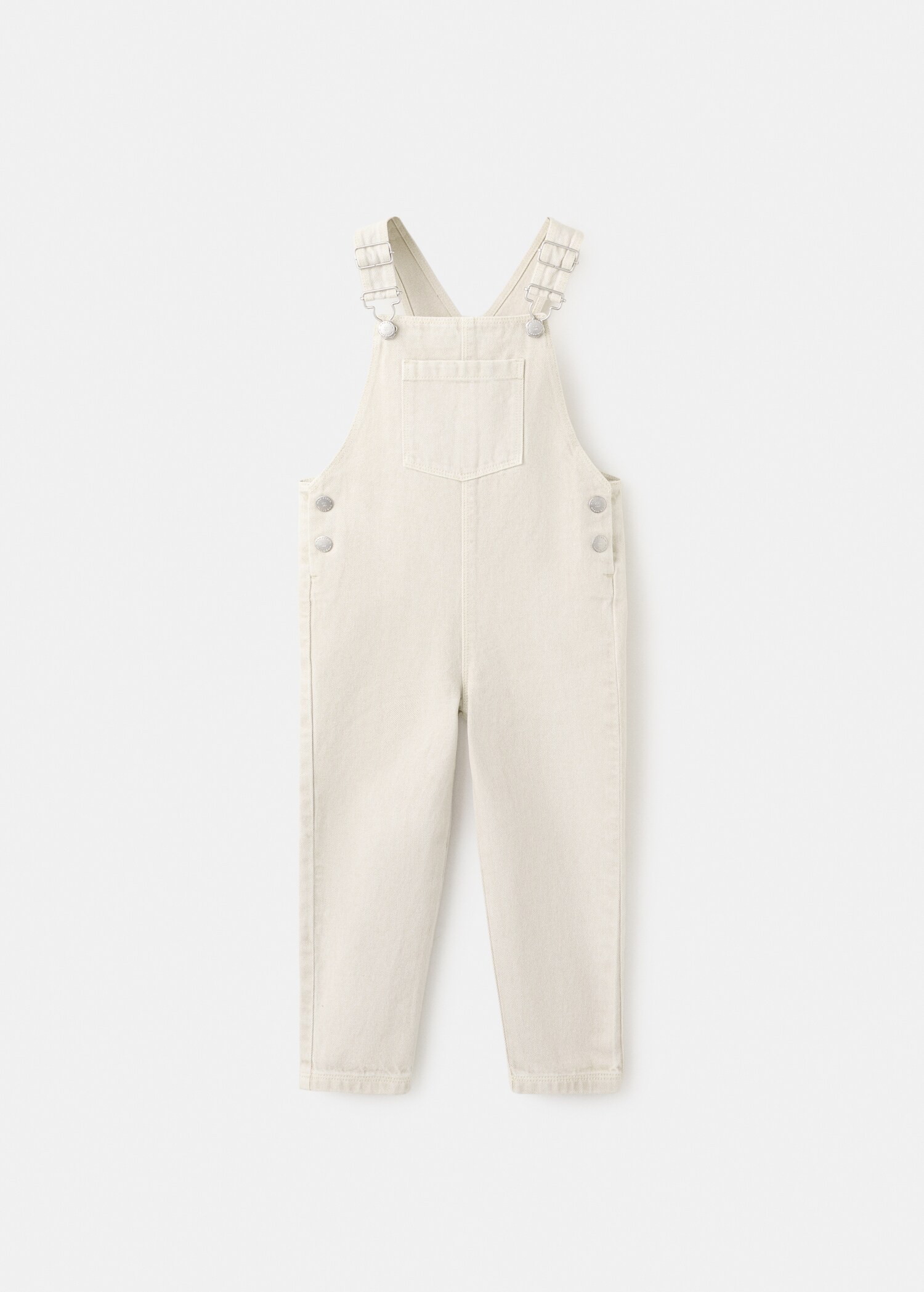 Long cotton dungarees - Article without model