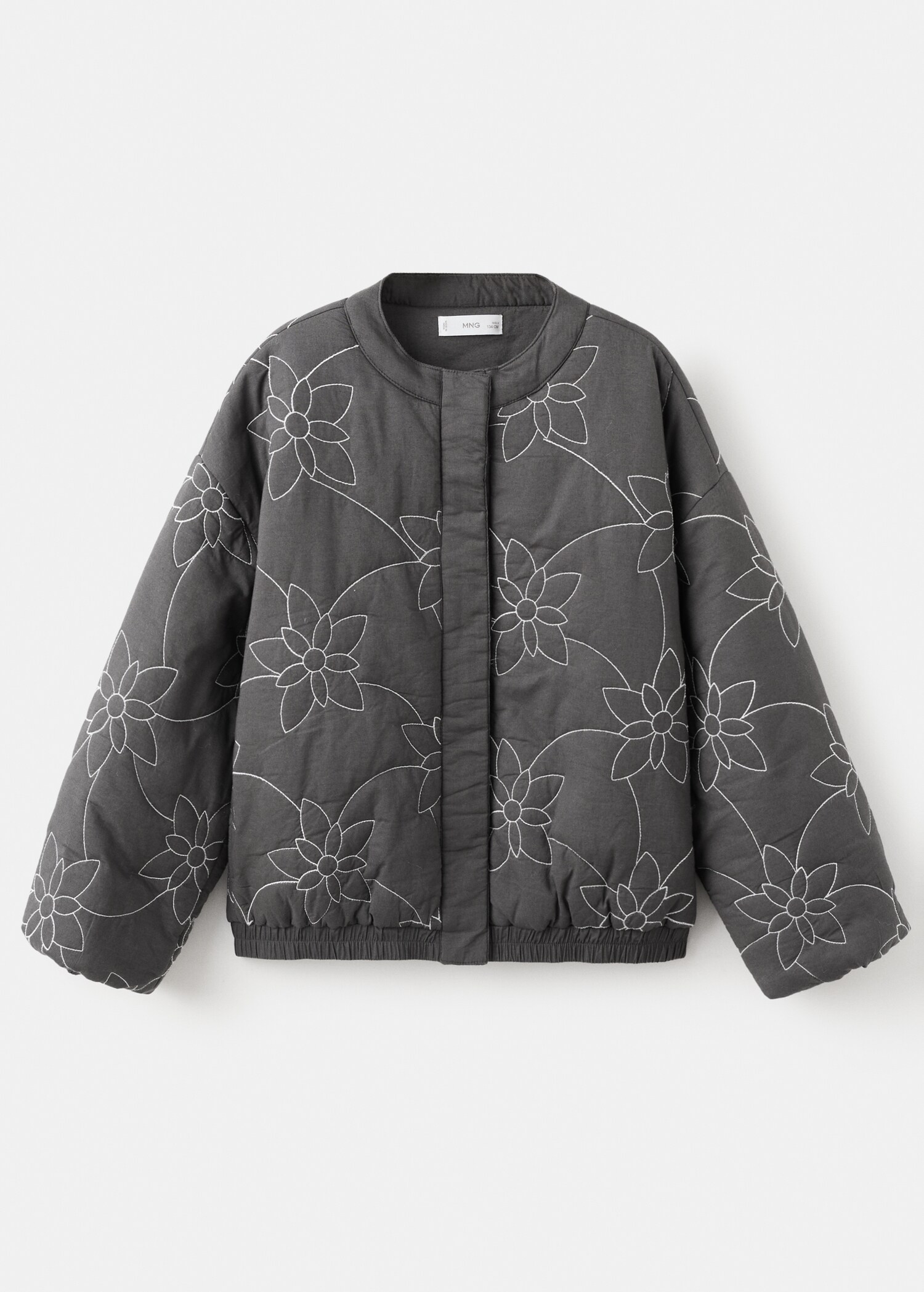 Embroidered quilted jacket - Article without model