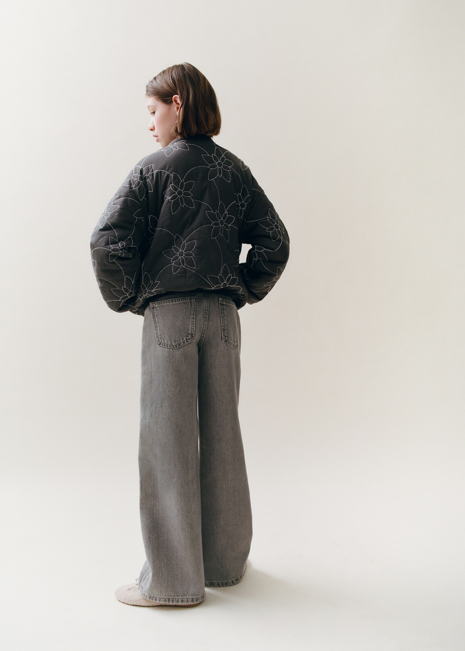 Embroidered quilted jacket - Details of the article 5