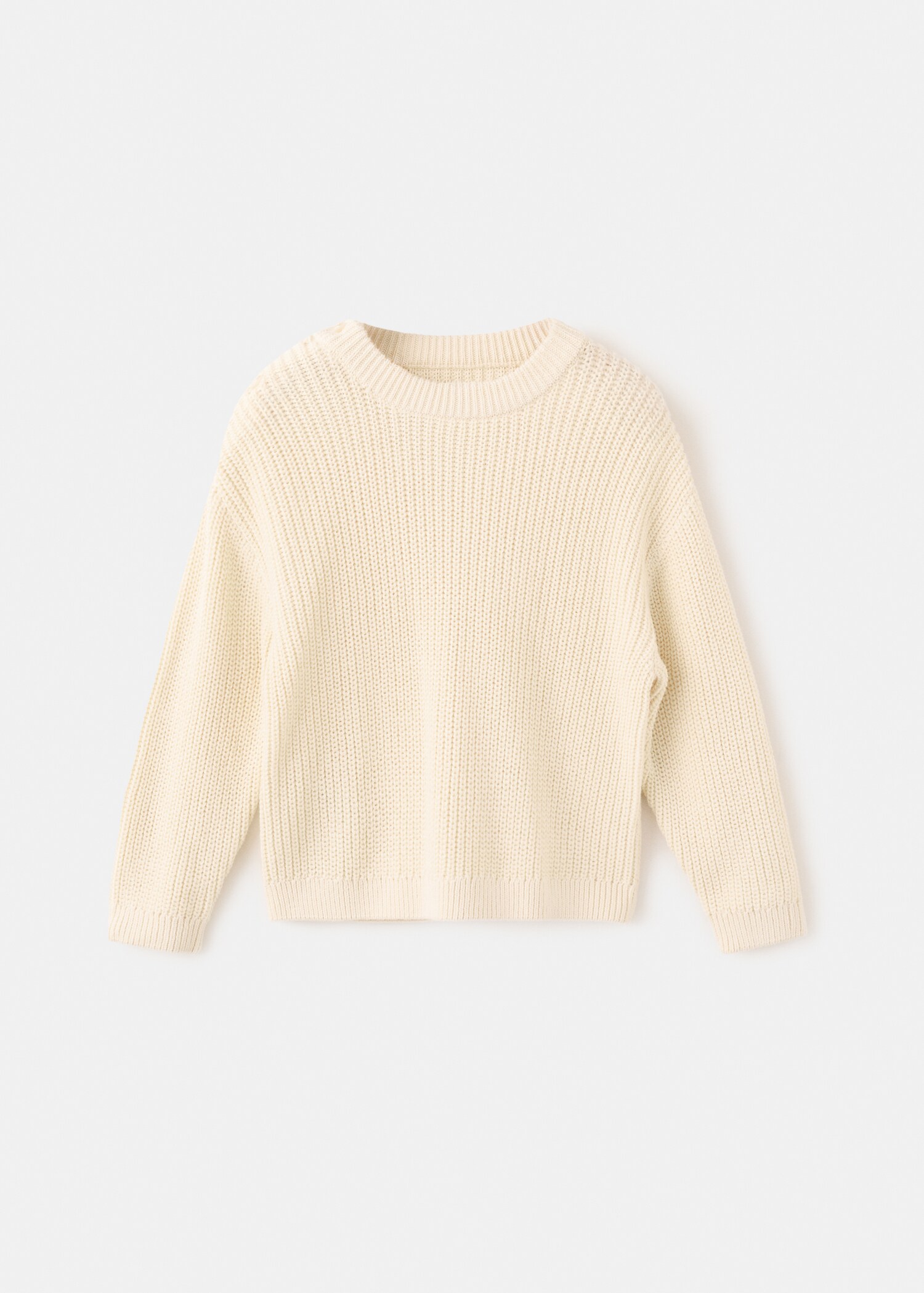 Knitted cotton sweater - Article without model