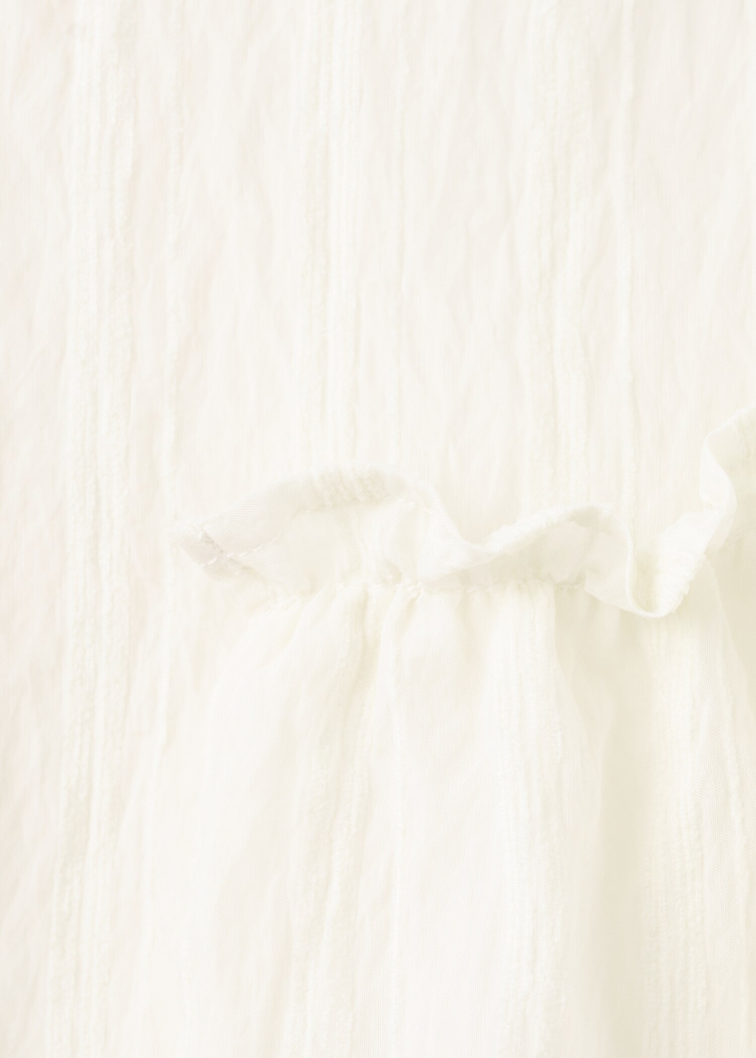 Blouse coton à volants - Détail de l'article 0