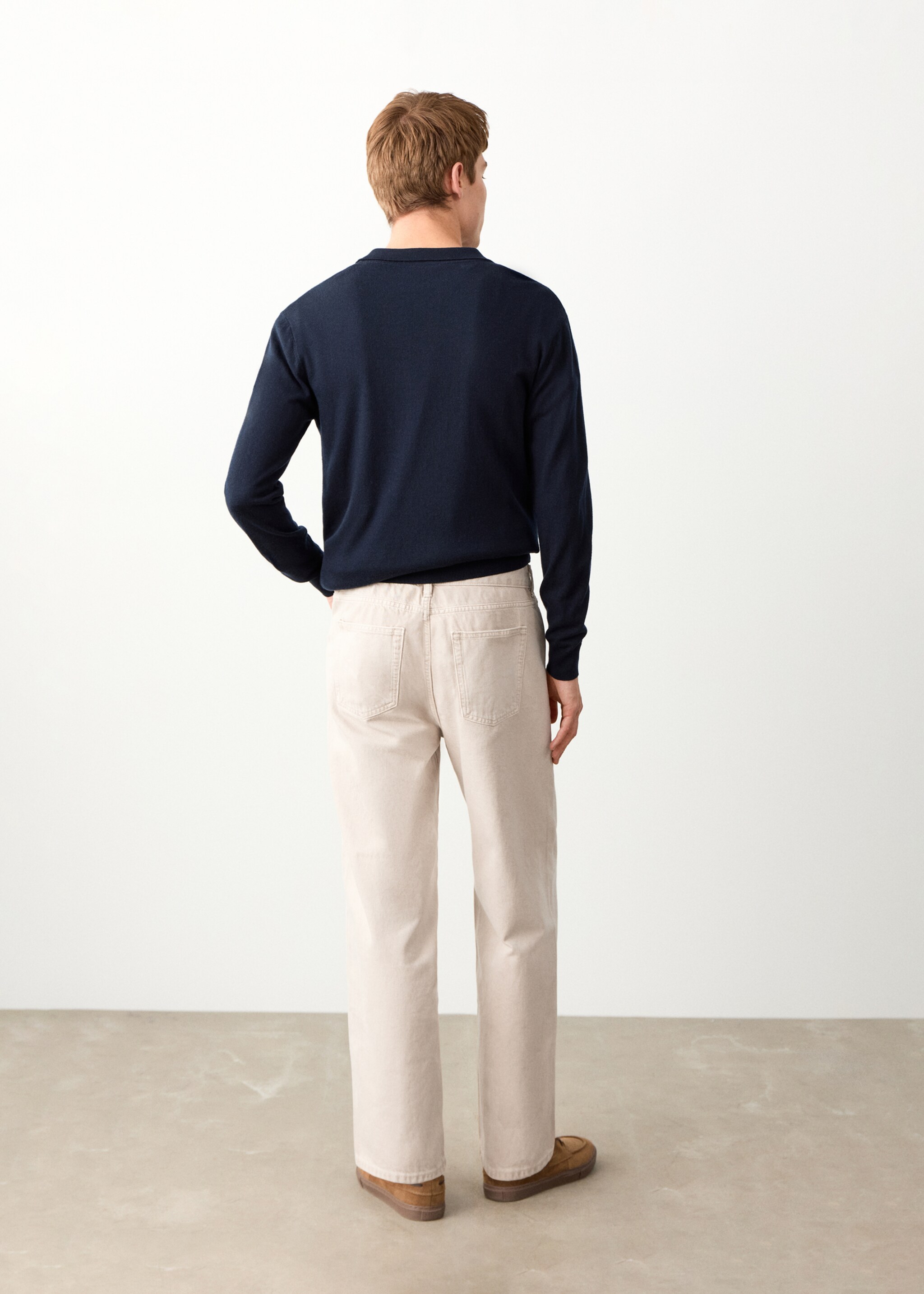 Relaxed Fit Jeans - Rückseite des Artikels, Hellgrau/Pastellgrau. Ref: 27073728-00.