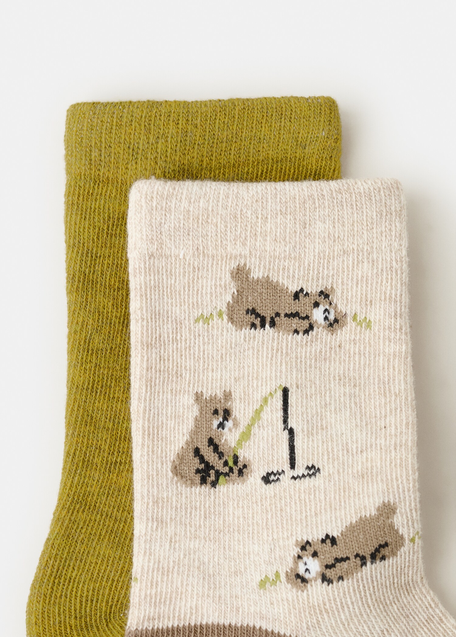 2-pack bear socks - Reverse of the article