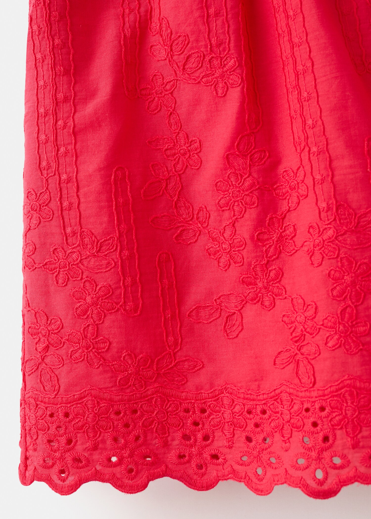 Floral embroidered shorts - Details of the article 0