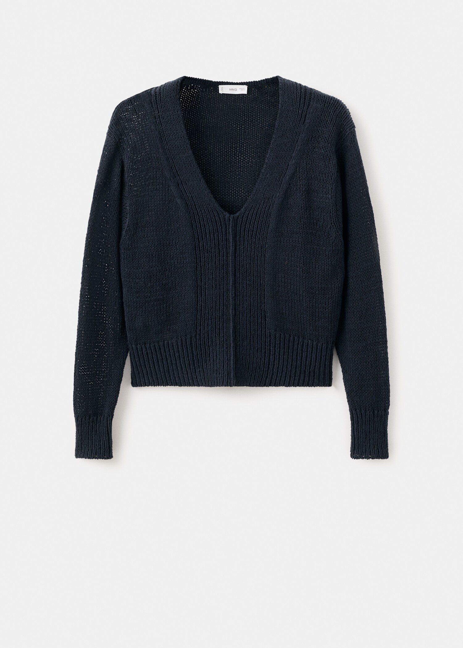 Pull-over maille détails côtelés - Article sans modèle