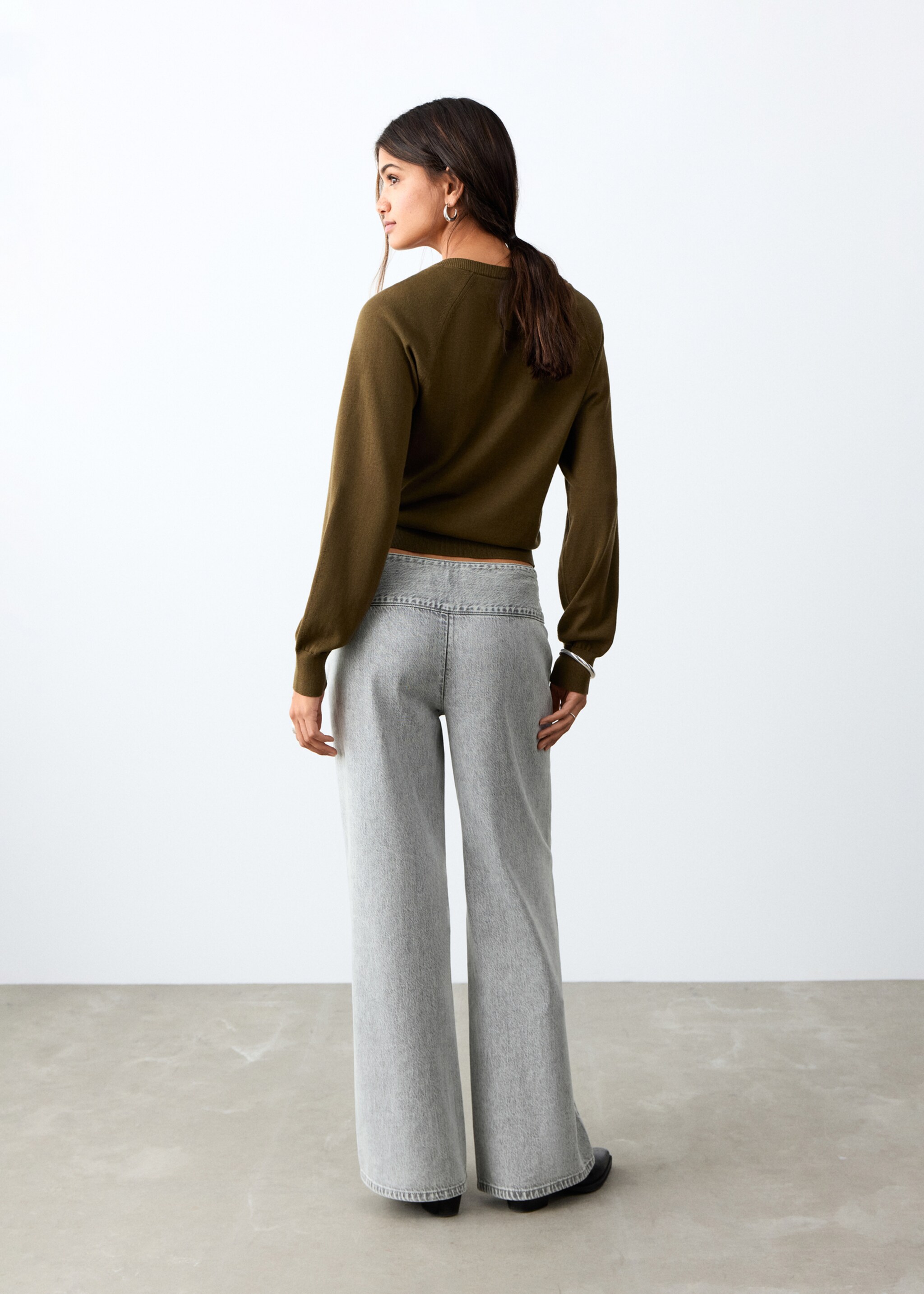 Low waist jeans - Reverse of the article, Denim Grey. Ref: 27074049-00.