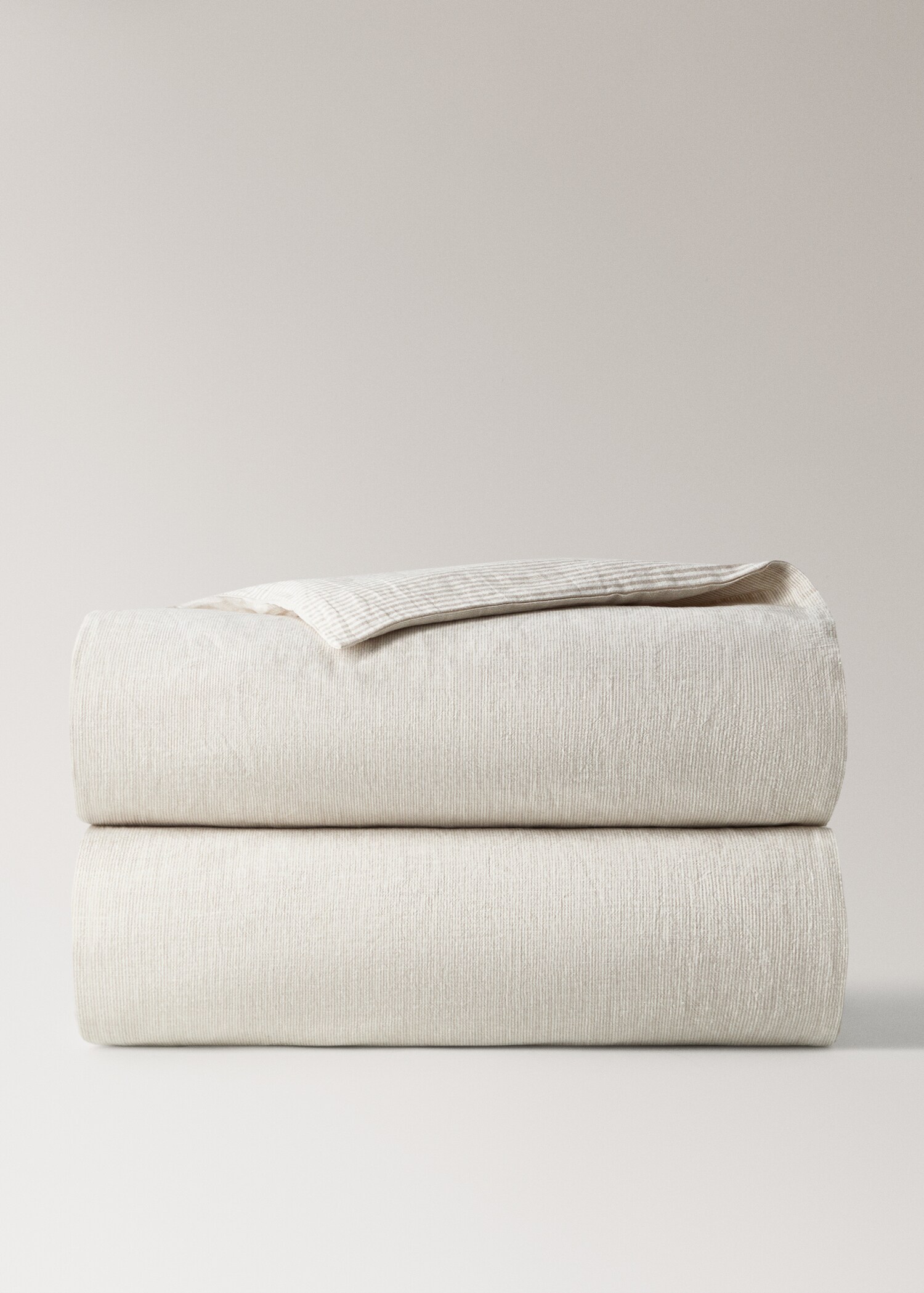 Children's cotton-linen striped duvet cover for 90cm bed - Details of the article 3