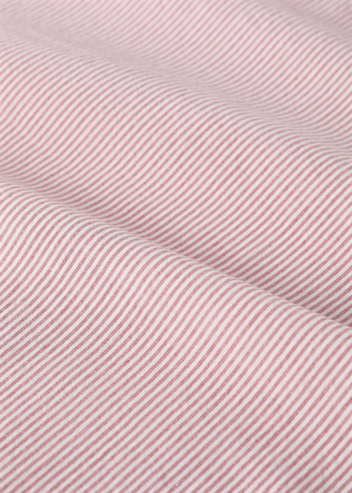 Cot bed top sheet fine striped yarn-dyed cotton - Details of the article 2