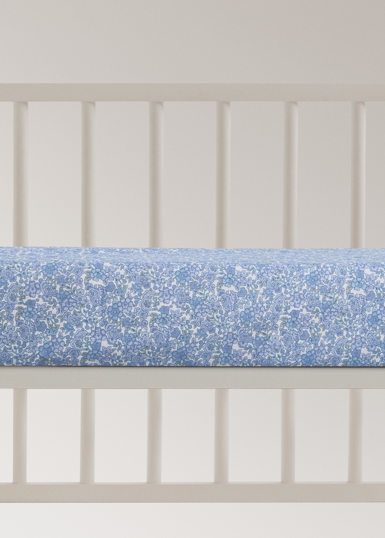 Children's calico flower top sheet Bed 135/140 cm - Article without model