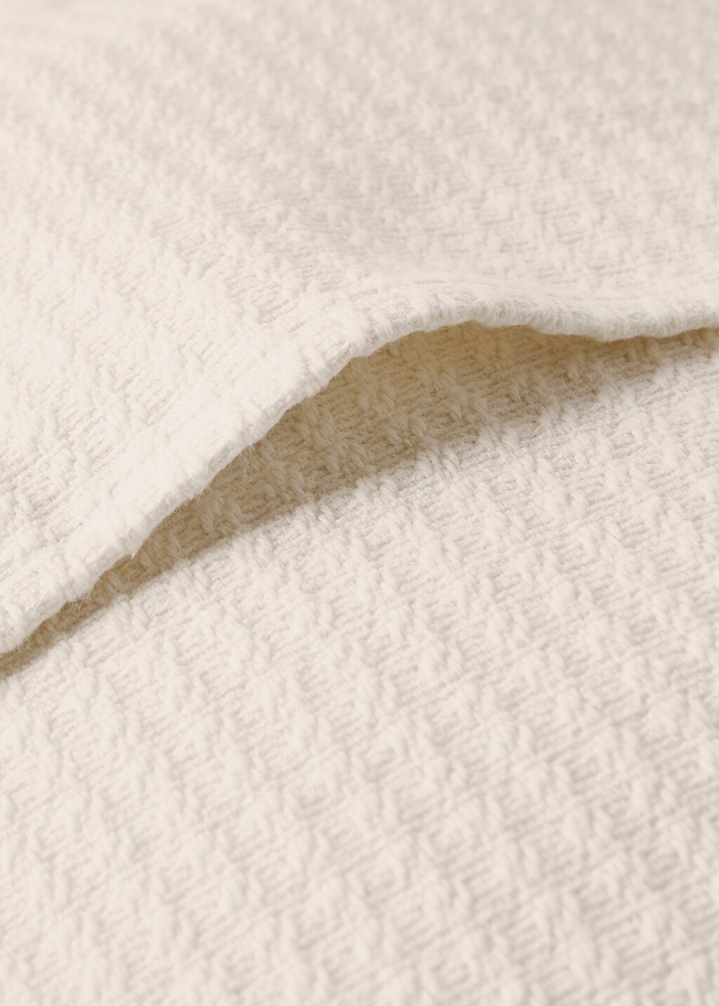 Cotton jacquard bed cushion cover with ruffle 30x40 cm