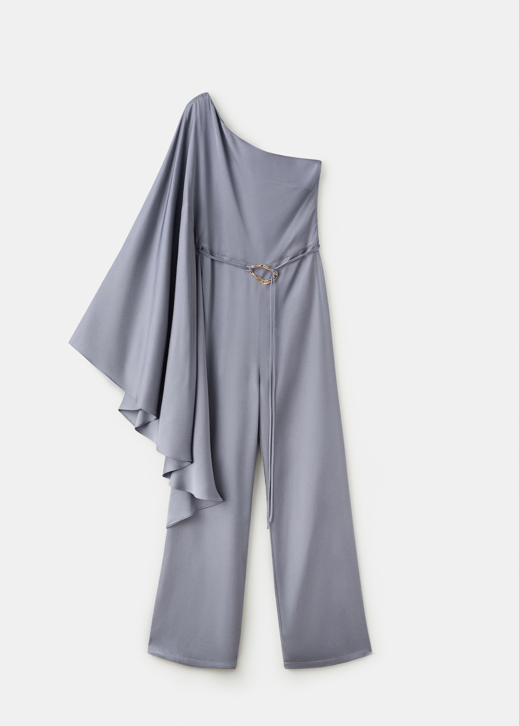 Asymmetrical flared-sleeve jumpsuit - image 5