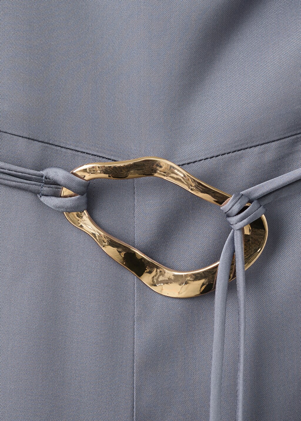 Mango Asymmetrical flared-sleeve jumpsuit