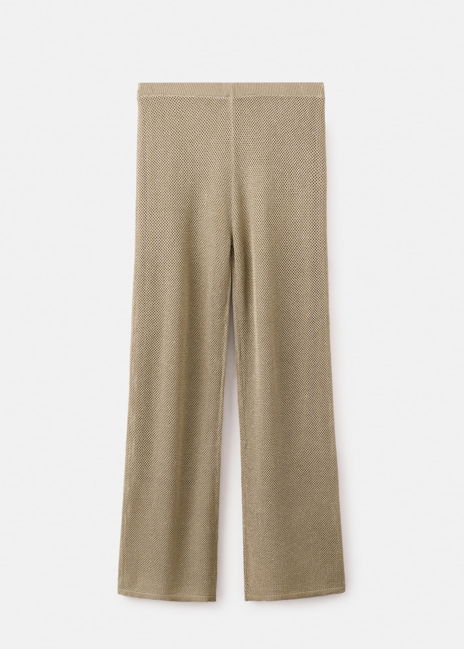Knit trousers with mid-rise - Article without model