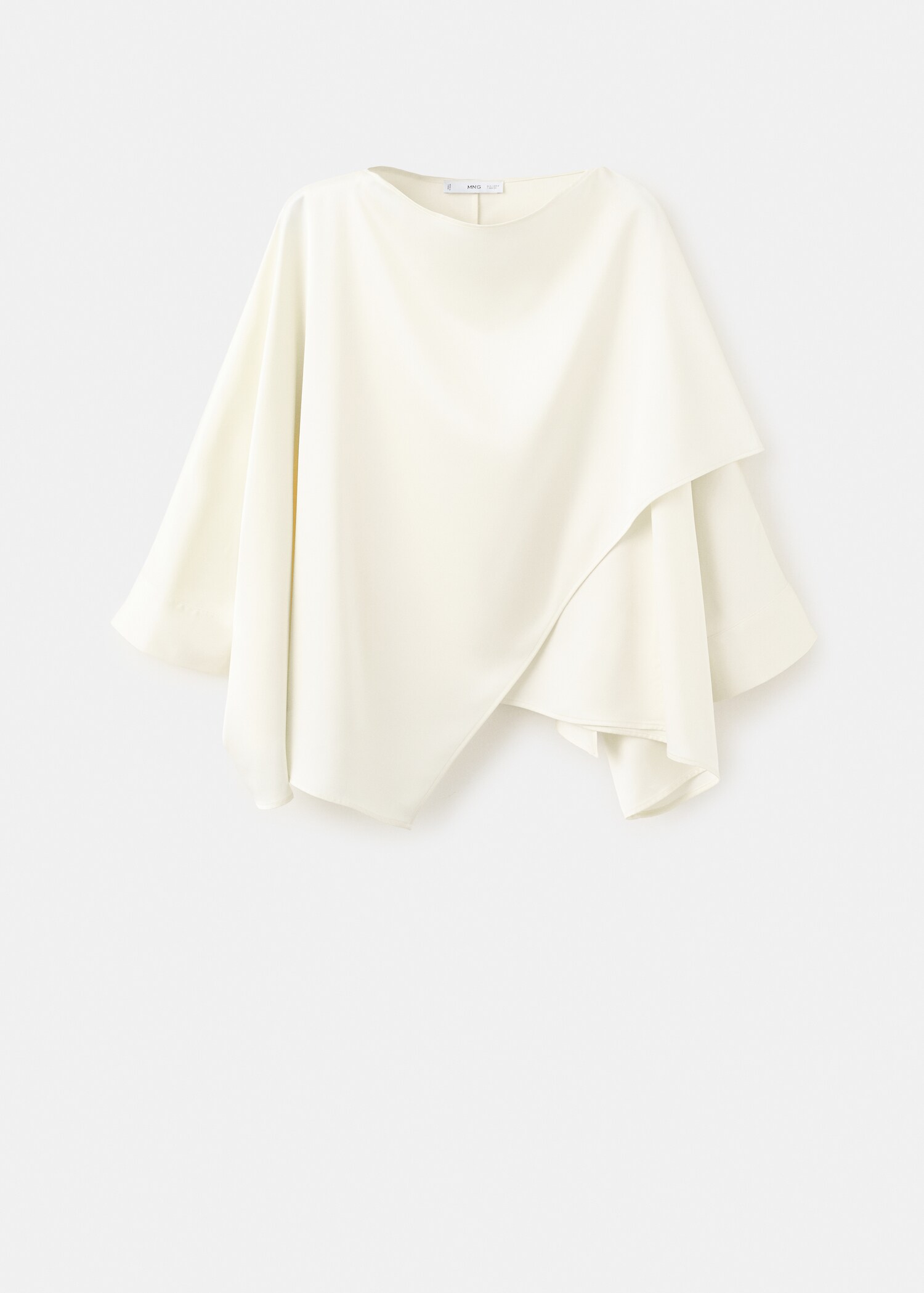 Ruched satin blouse - Article without model