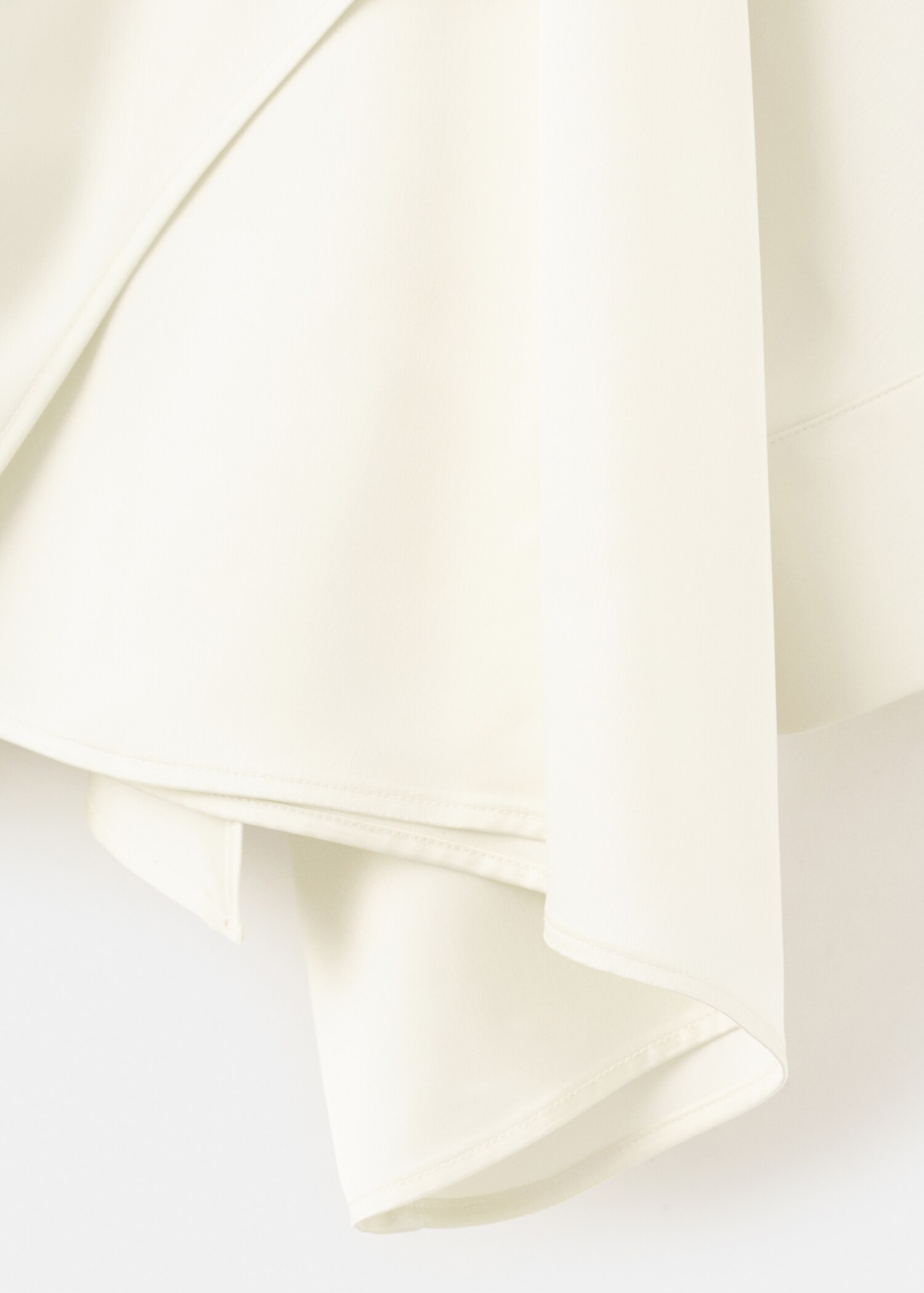 Ruched satin blouse - Details of the article 0