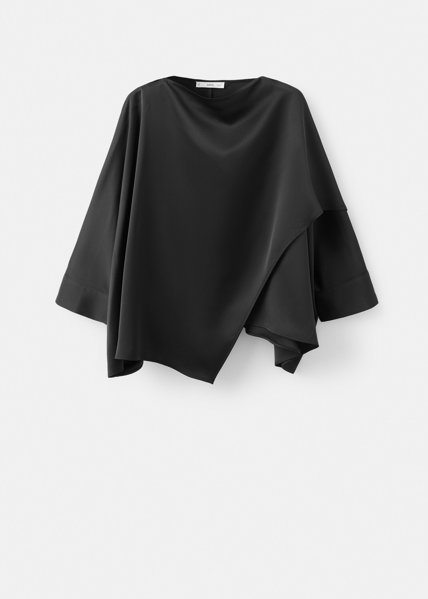 Ruched satin blouse - Article without model