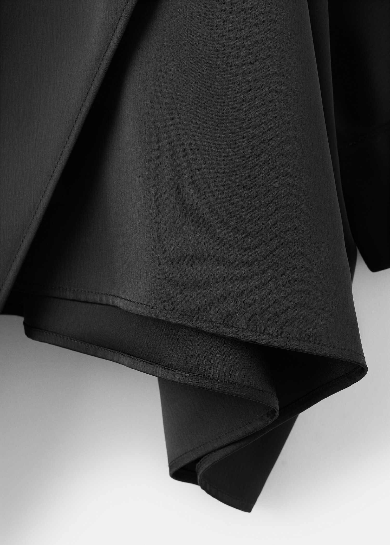 Ruched satin blouse - Details of the article 0