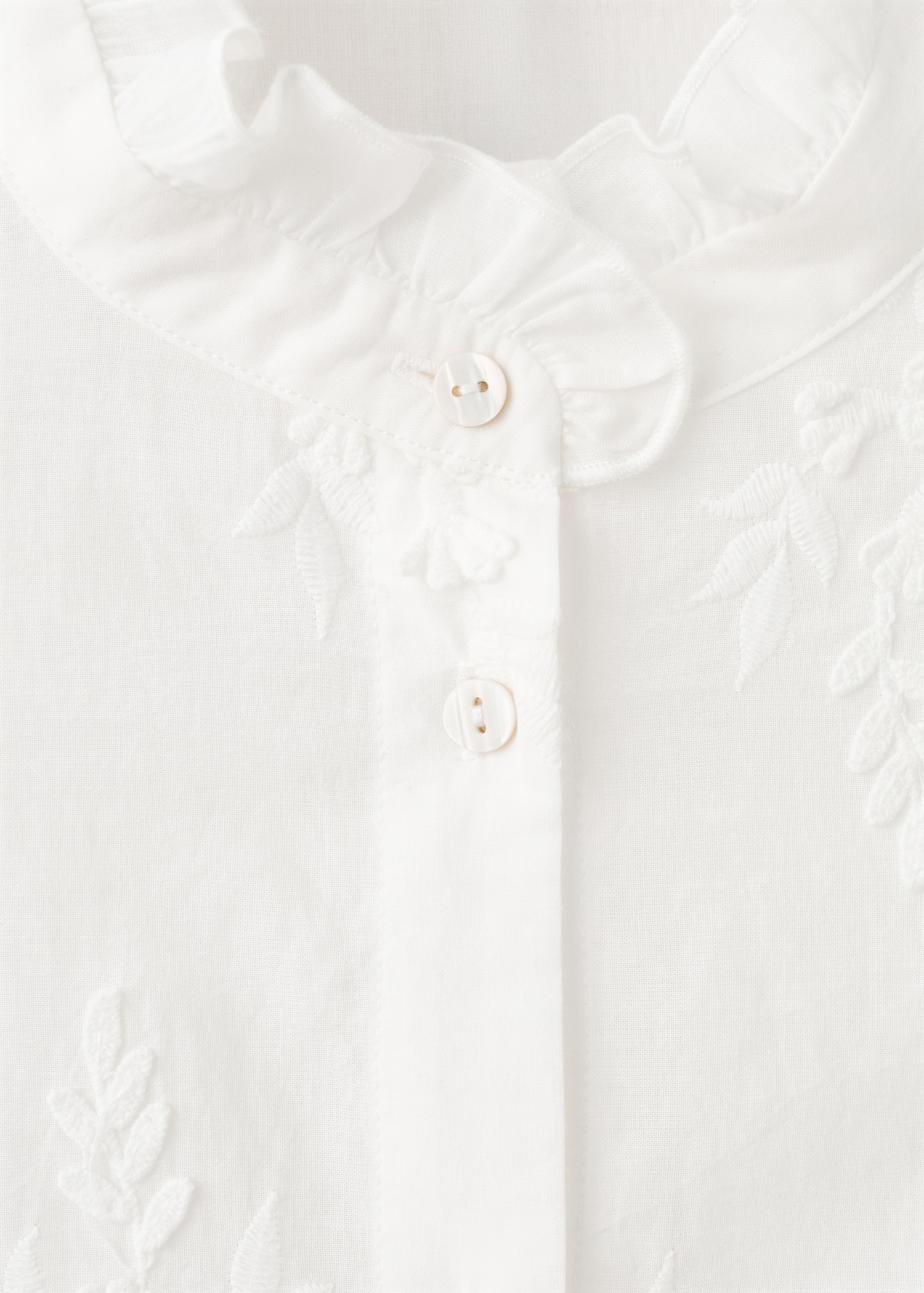 Blouse met bloemenborduursel - Detail van het artikel 8