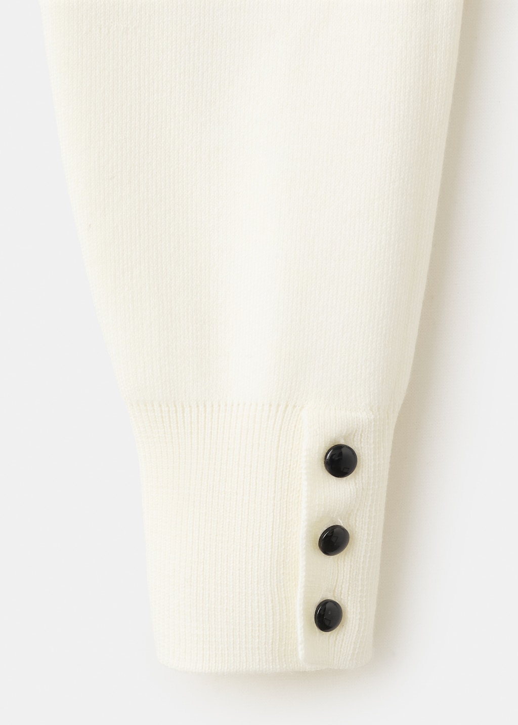 Buttoned cuffs sweater - image 4