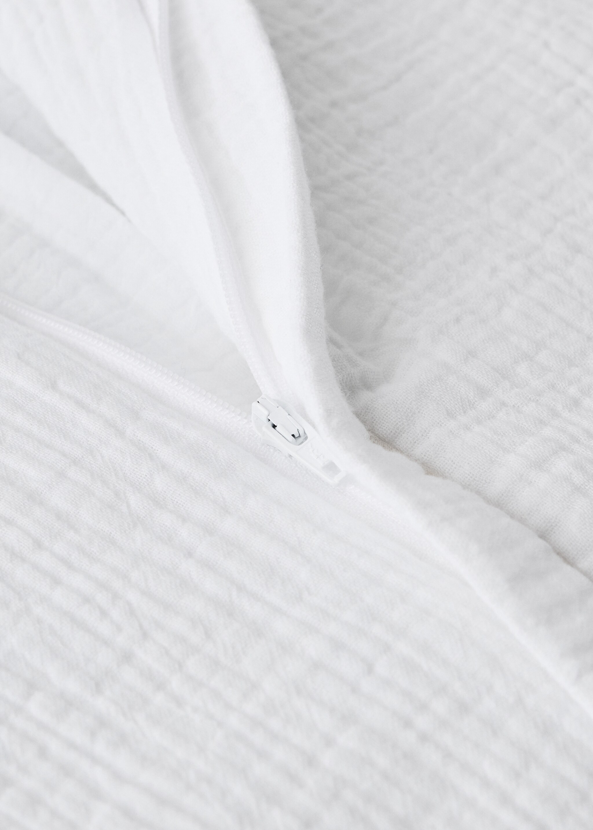 Cotton muslin stroller sack - Details of the article 1, White. Ref: 27074085-00.